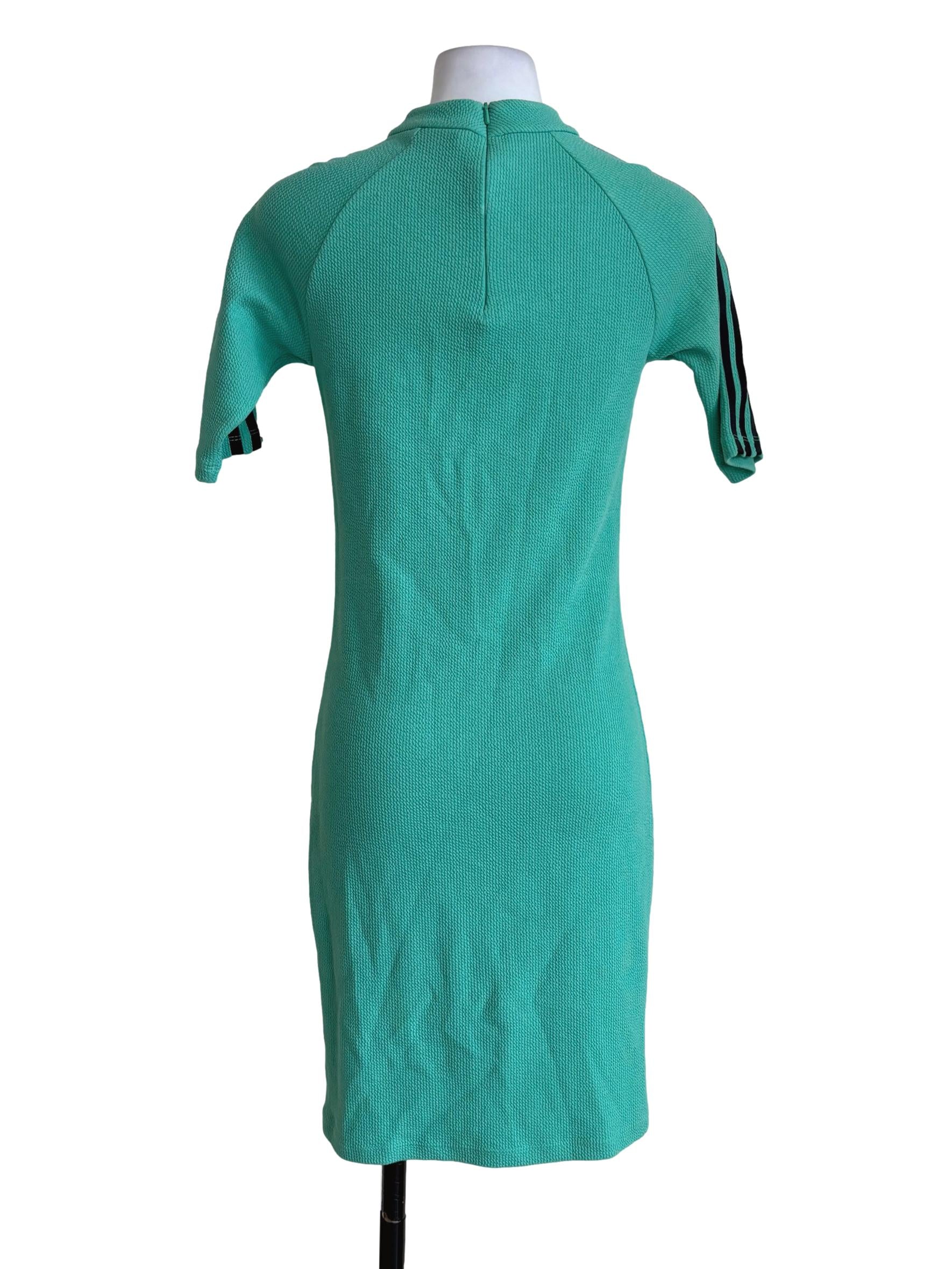 Mint Green Textured Bodycon Dress