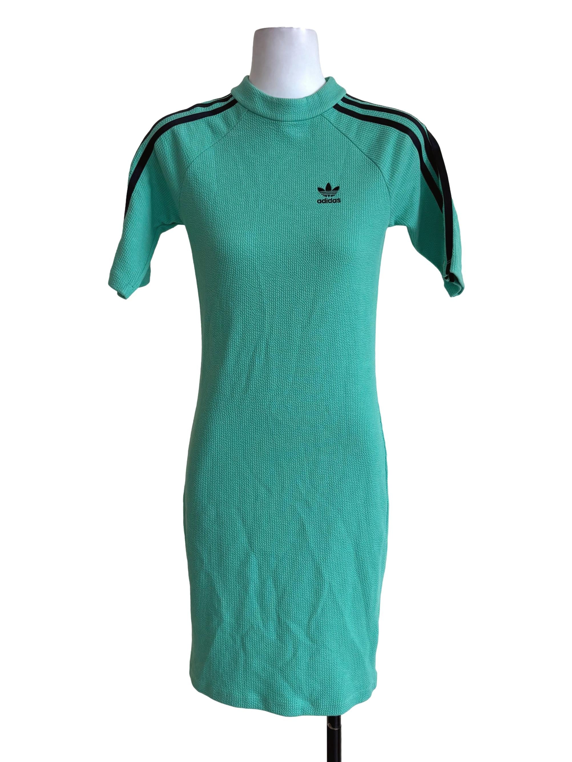 Mint Green Textured Bodycon Dress