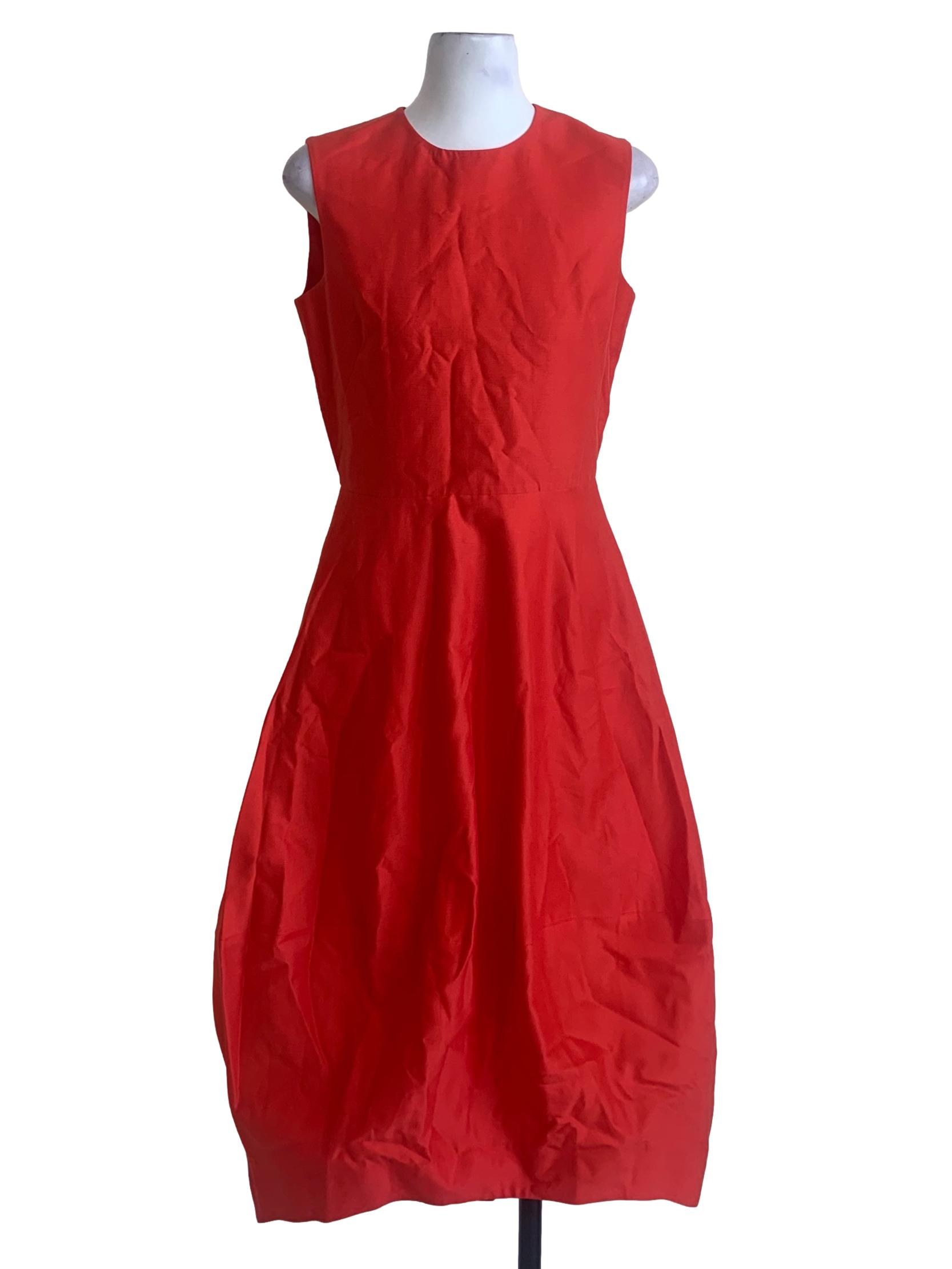 Red Bouffont Dress
