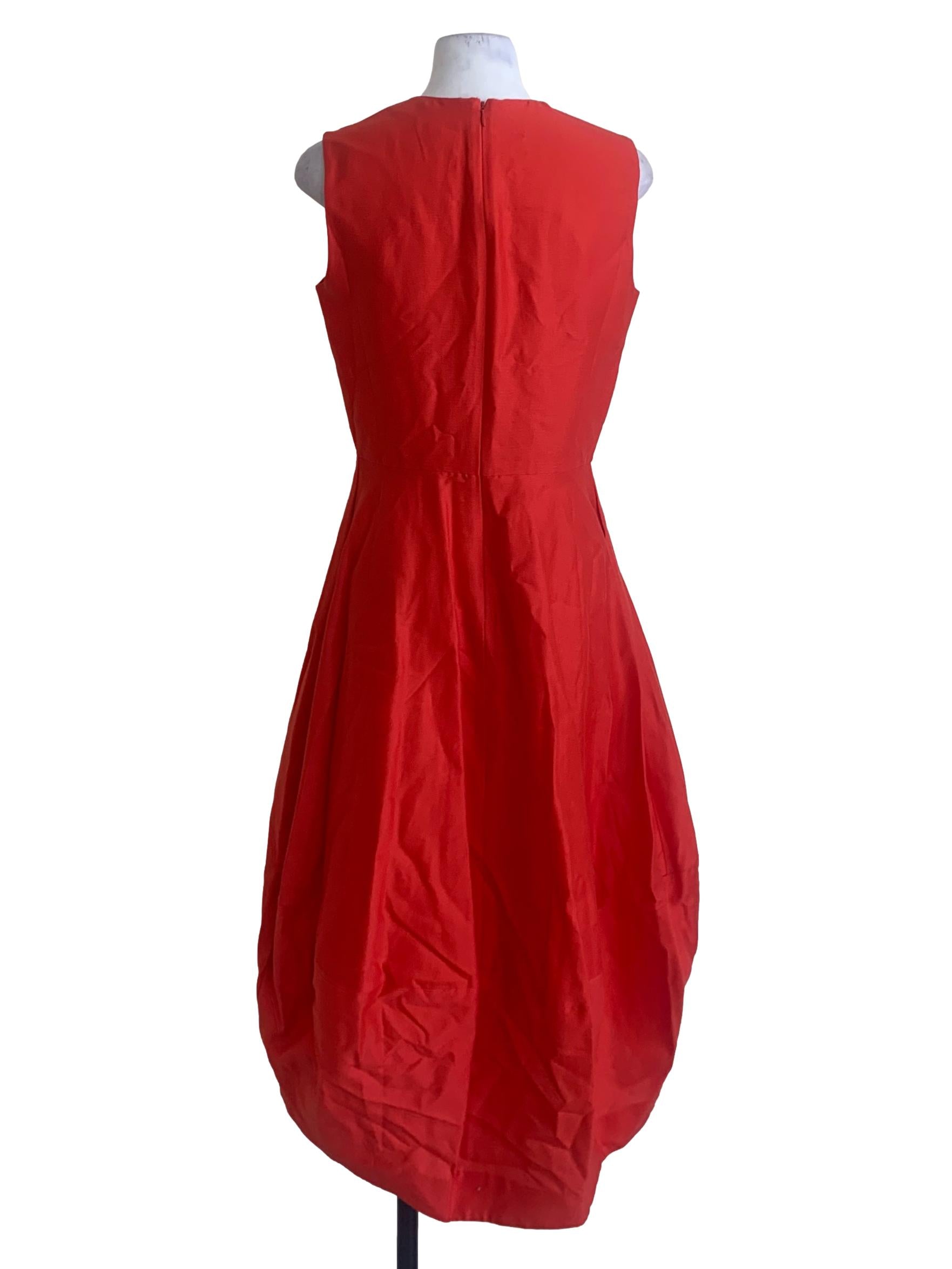 Red Bouffont Dress