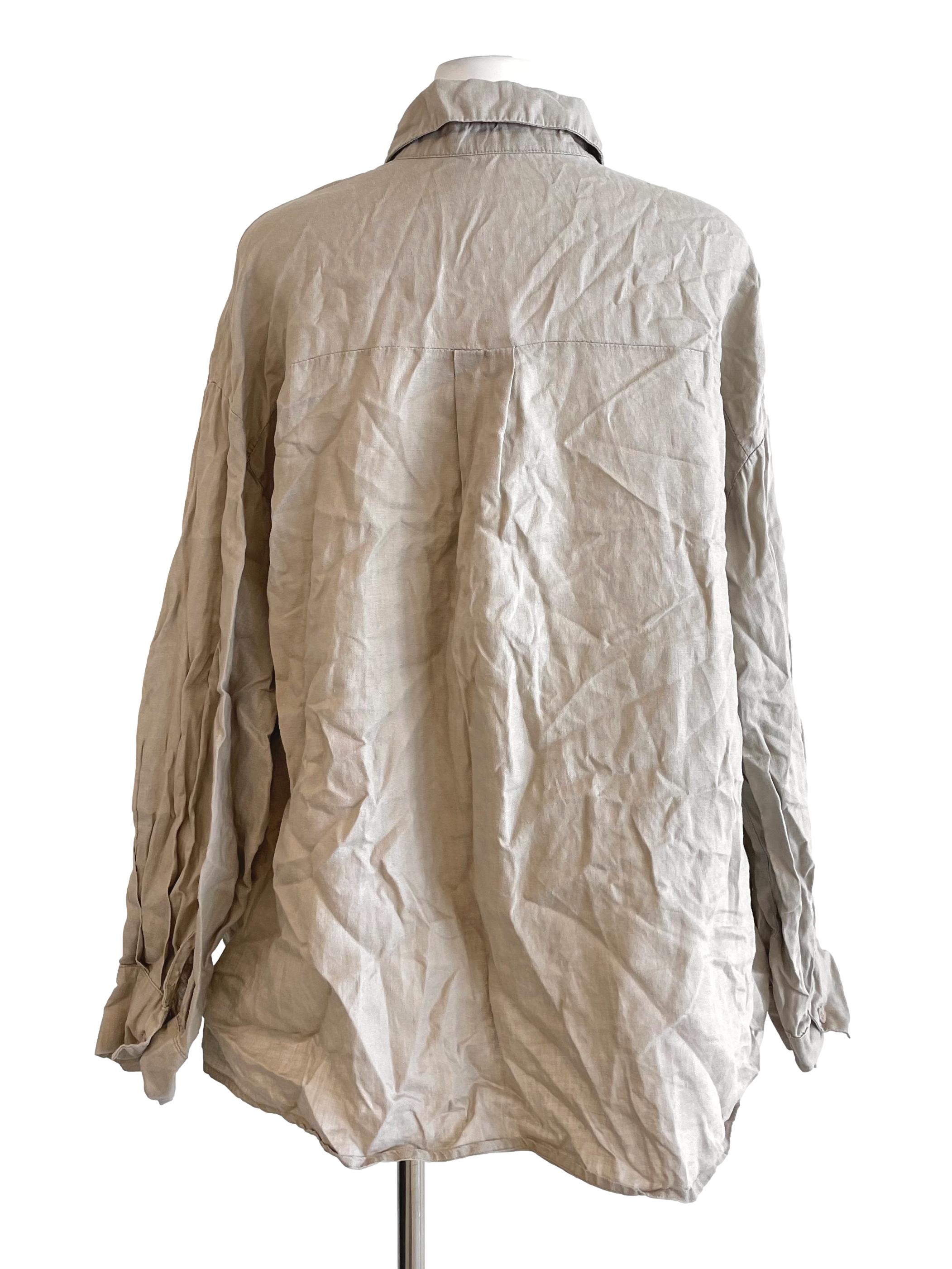 Warm Hazel Oversized Shirt TEM