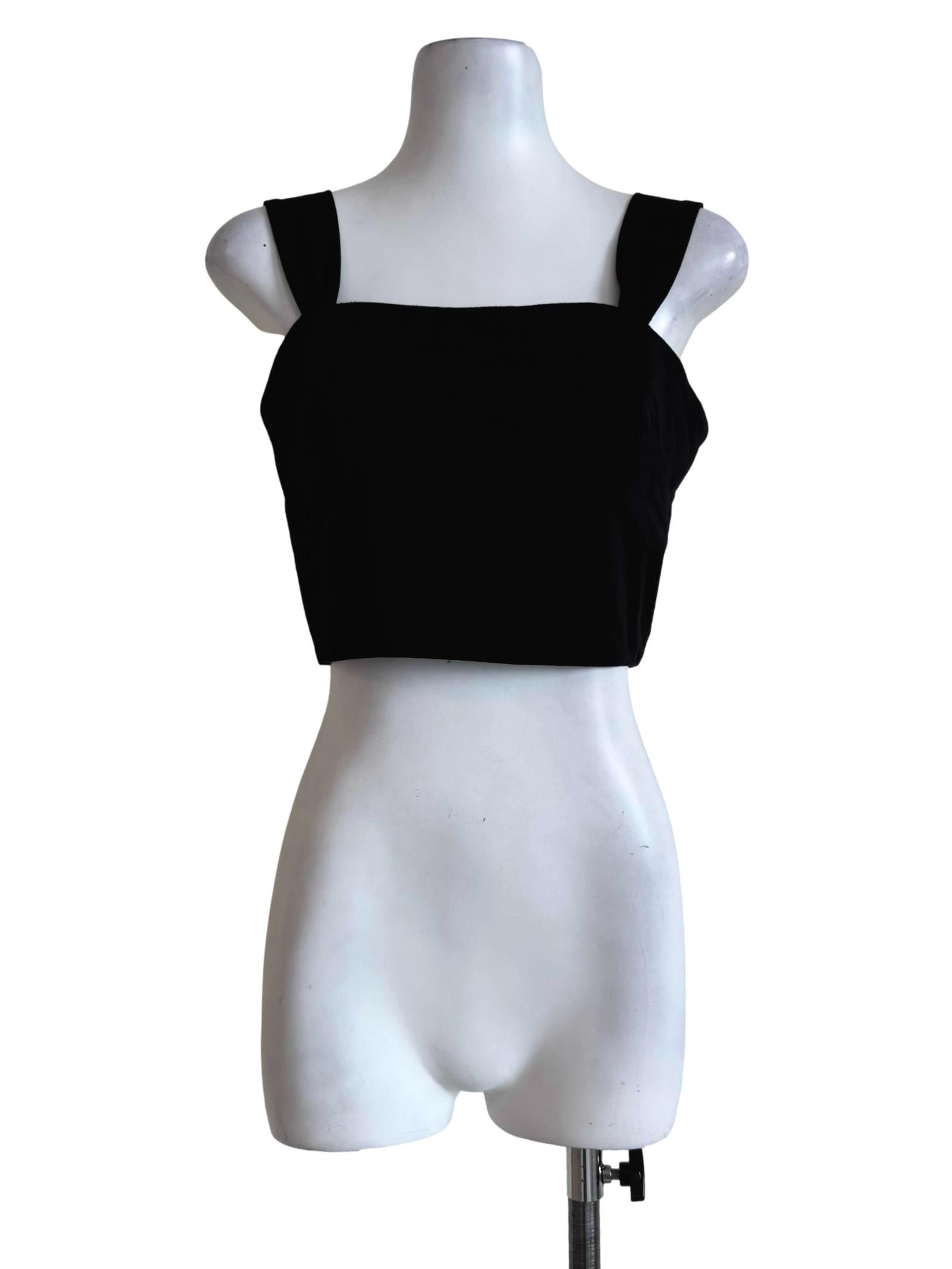 Soot Black Bralet