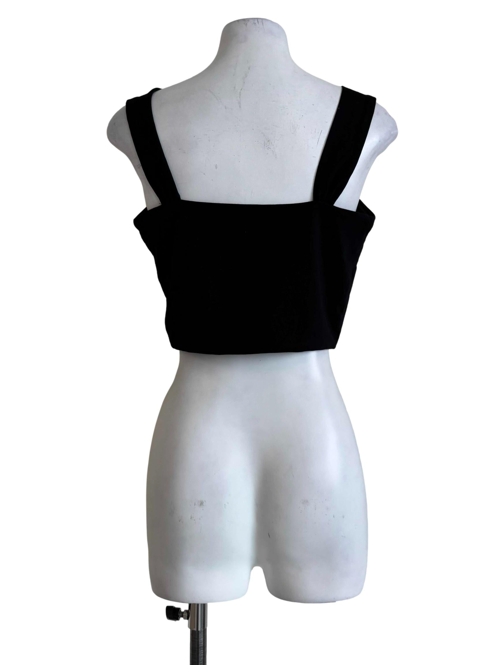 Soot Black Bralet