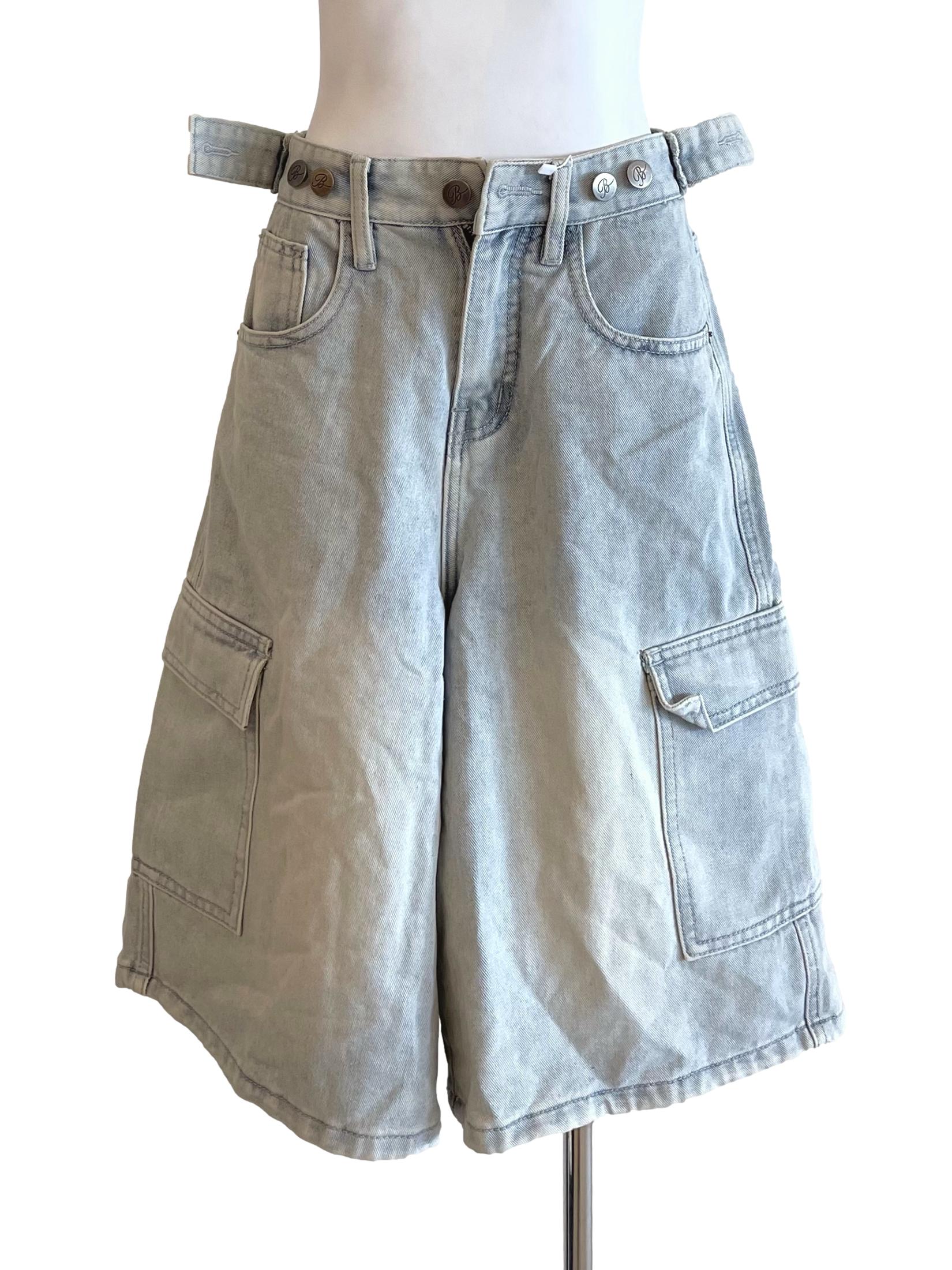 Ash Stone Washed Bush Jorts