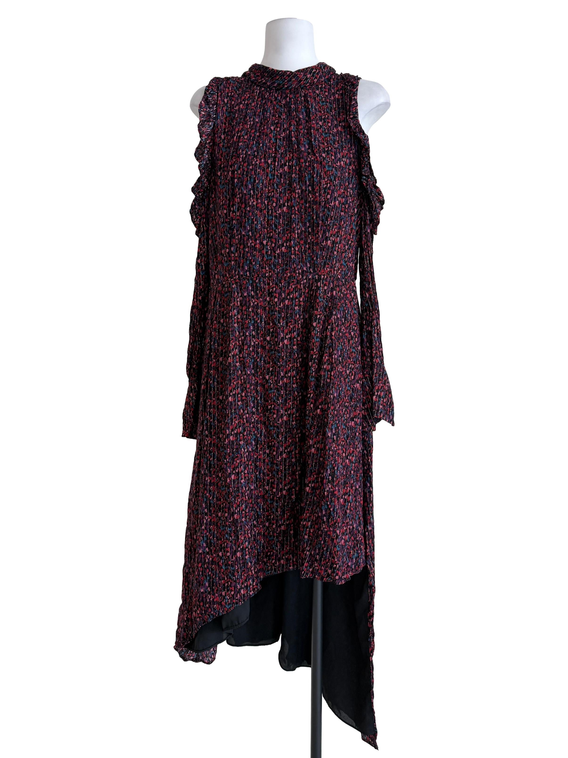 Multicolor Printed Shift Dress