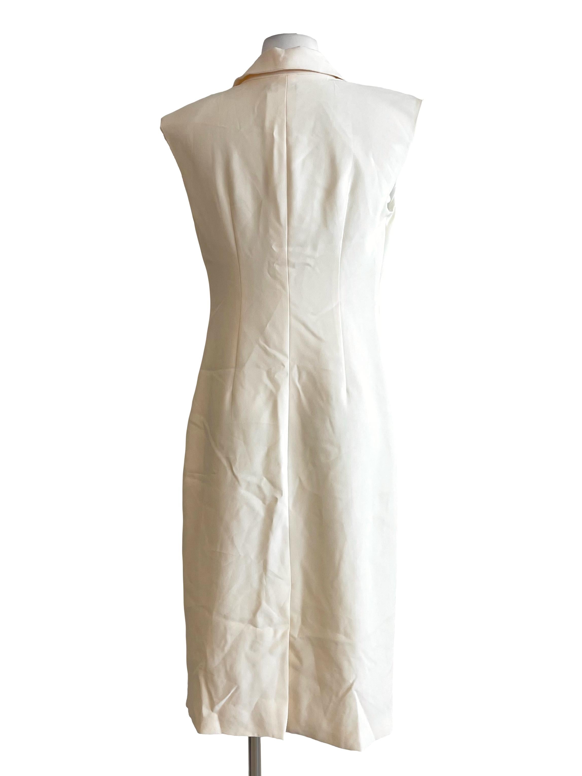 Banana Draped Blazer Fit Dress