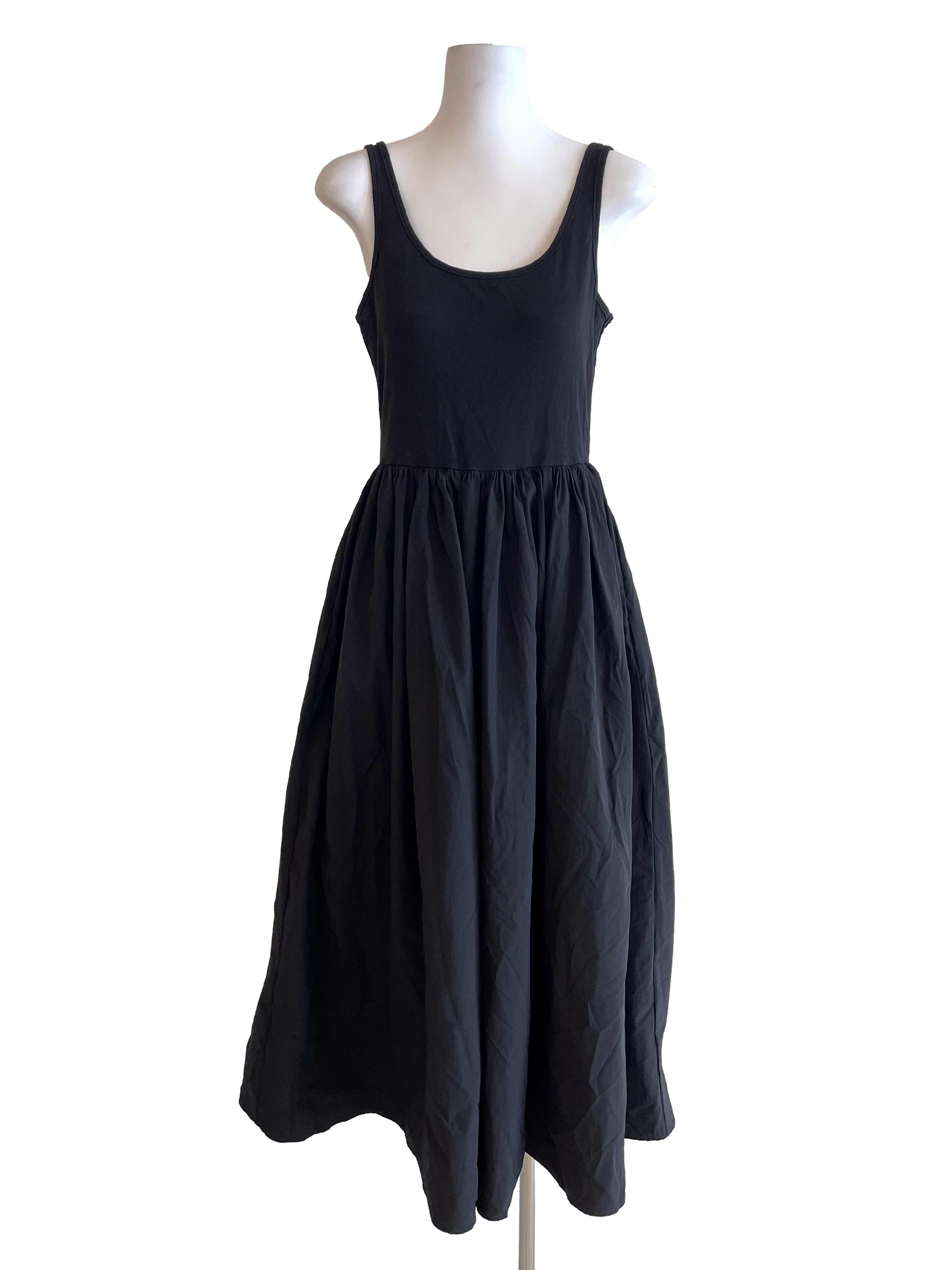 Black Tank Top Bouffant Dress