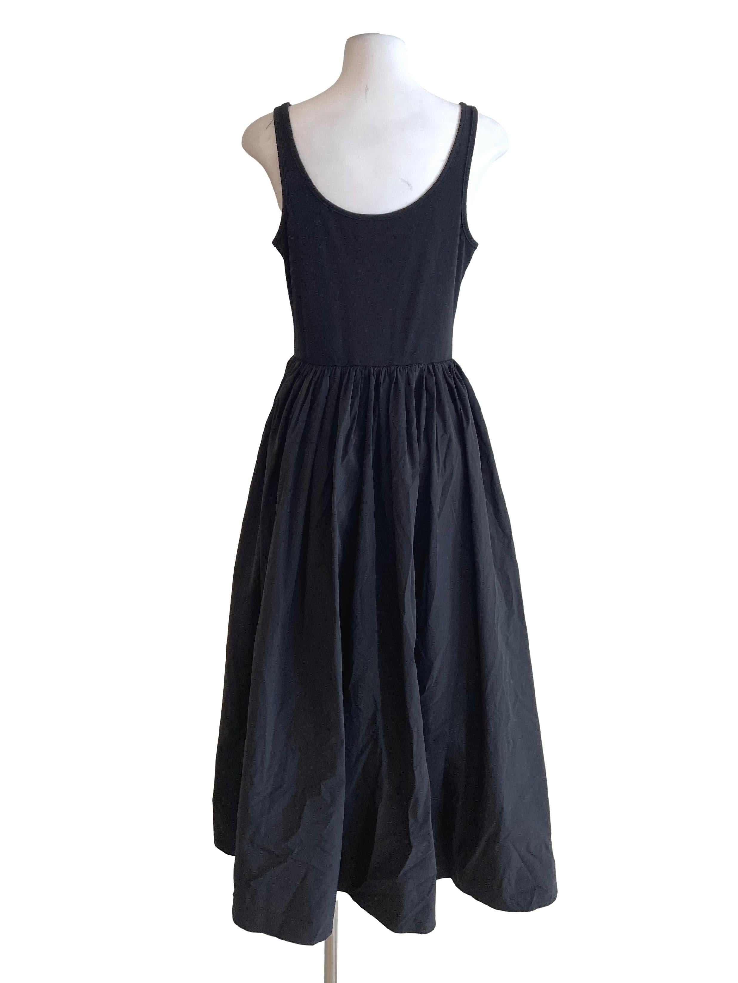 Black Tank Top Bouffant Dress
