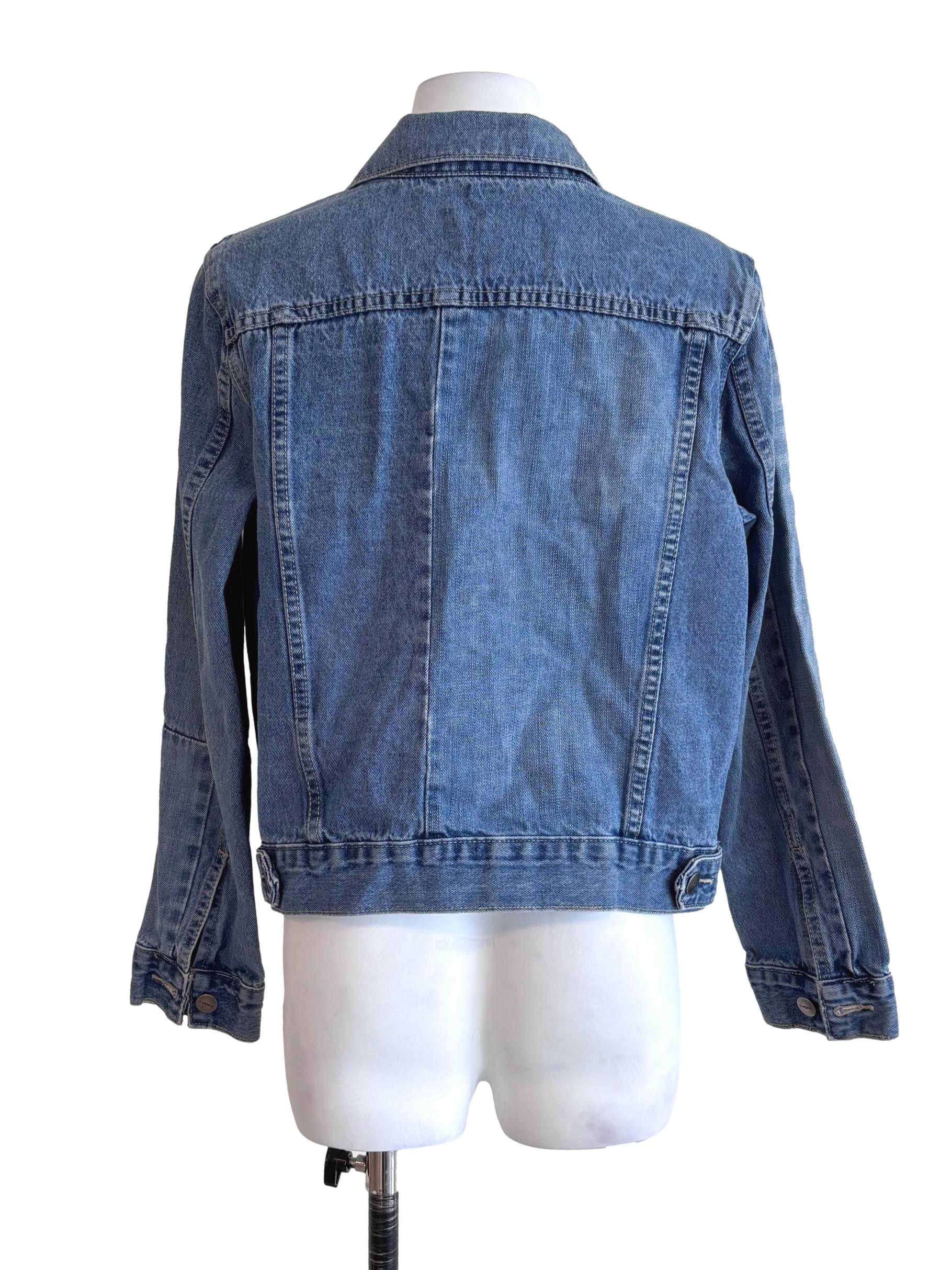 Blue Denim Pocket Detail Jacket