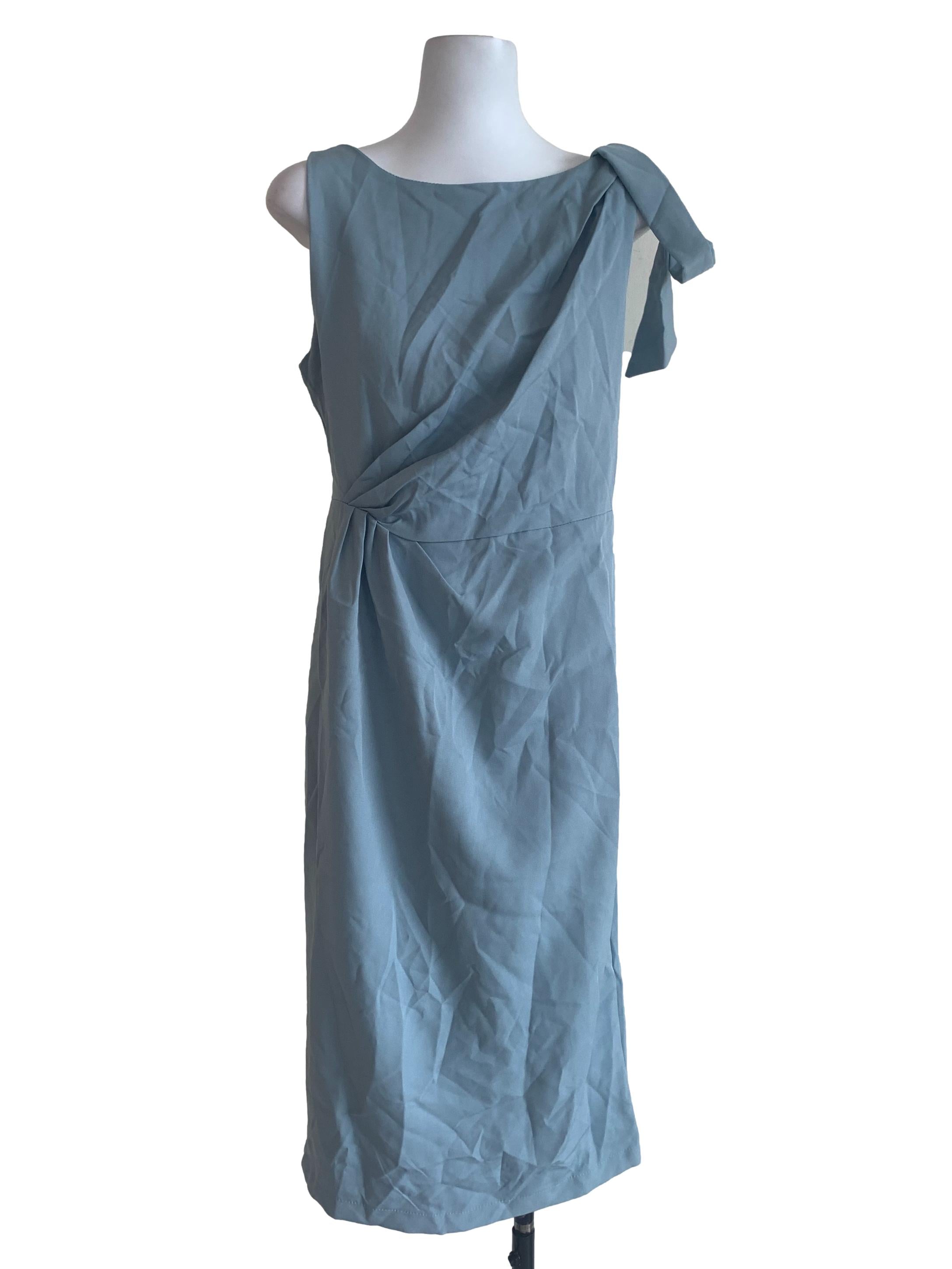 Stone Blue Shift Dress