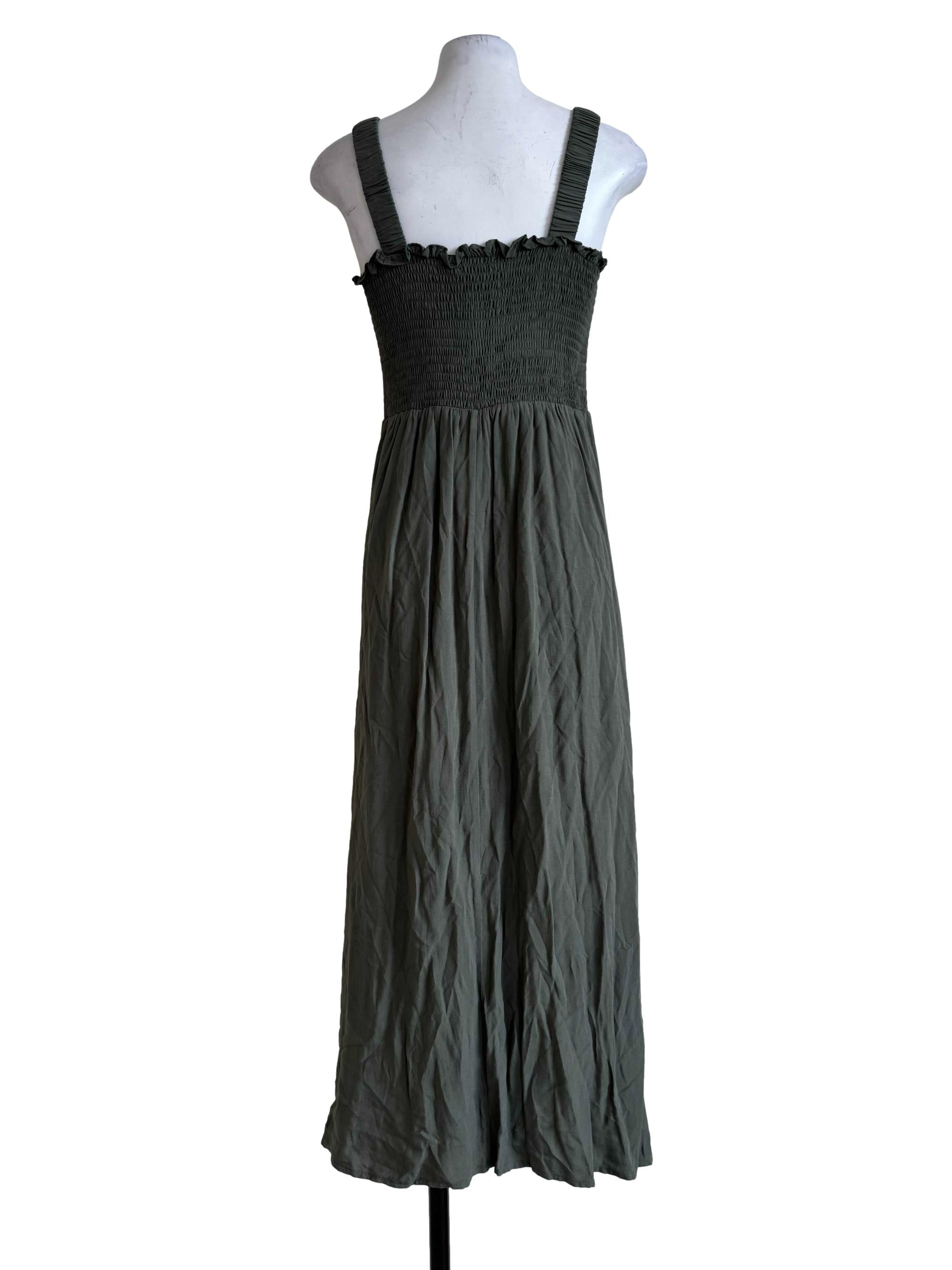 Forest Green Stretchable Bust Dress