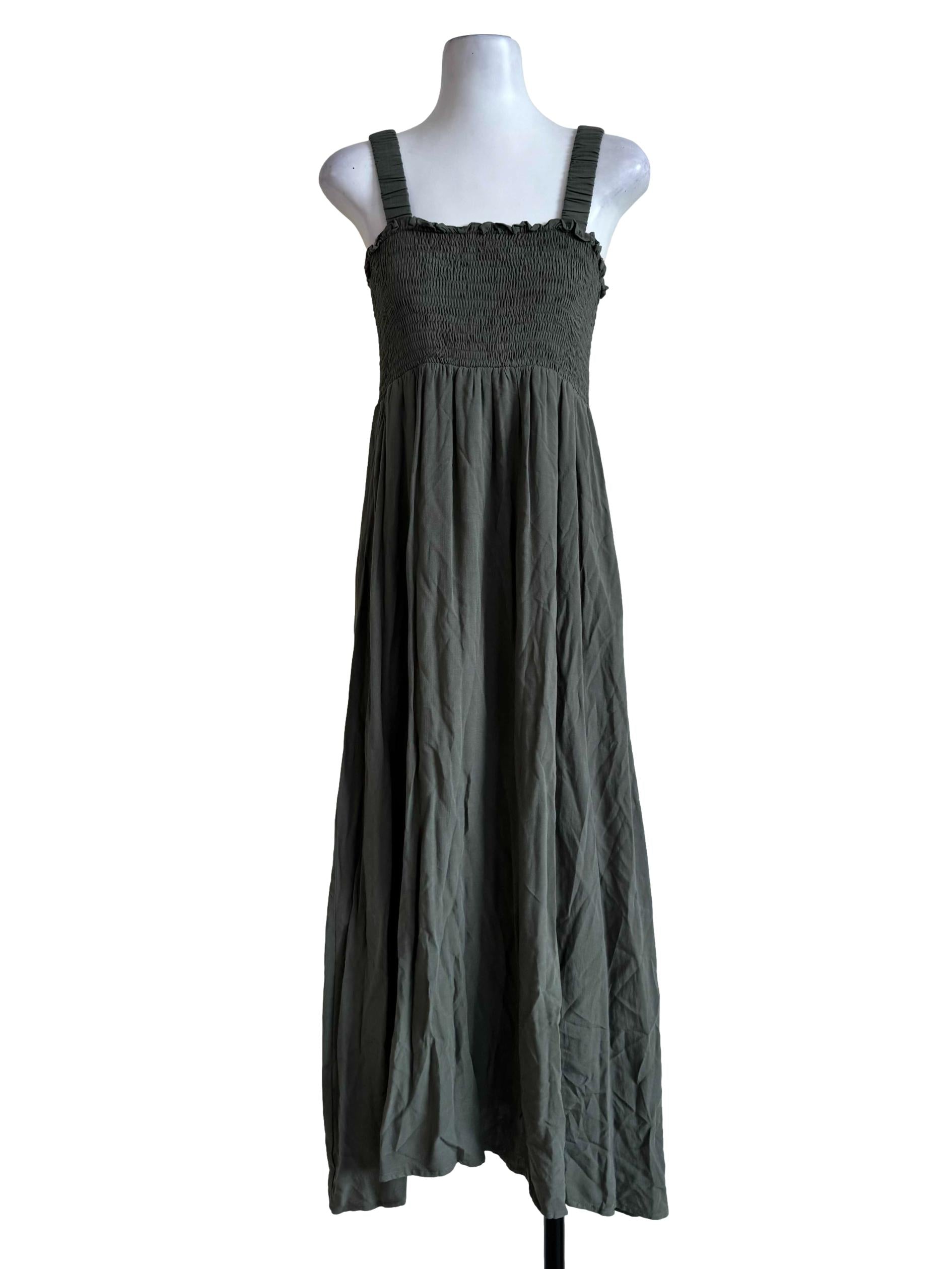 Forest Green Stretchable Bust Dress