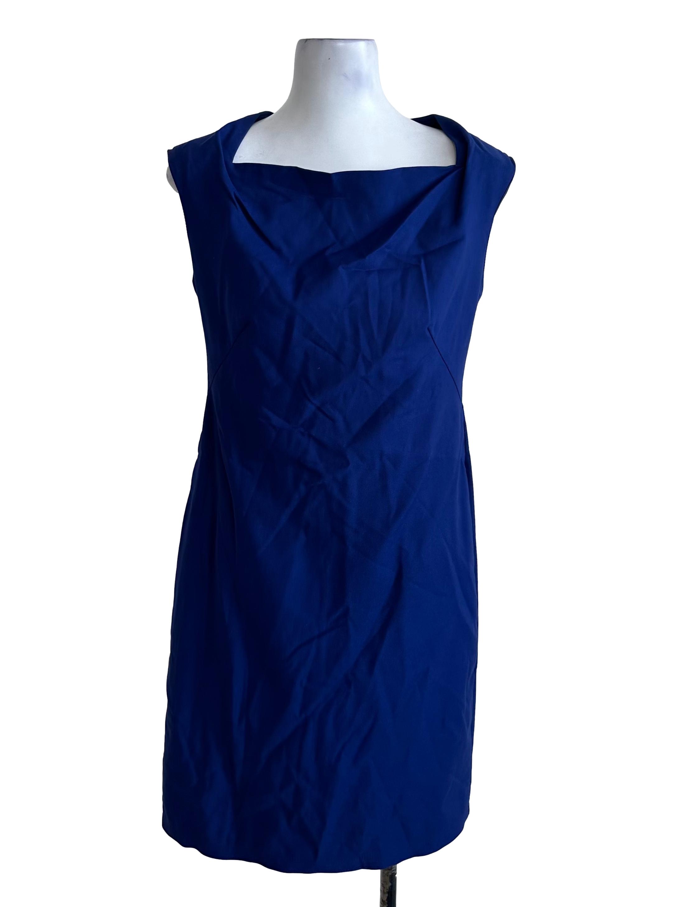 Berry Blue Casual Shift Dress