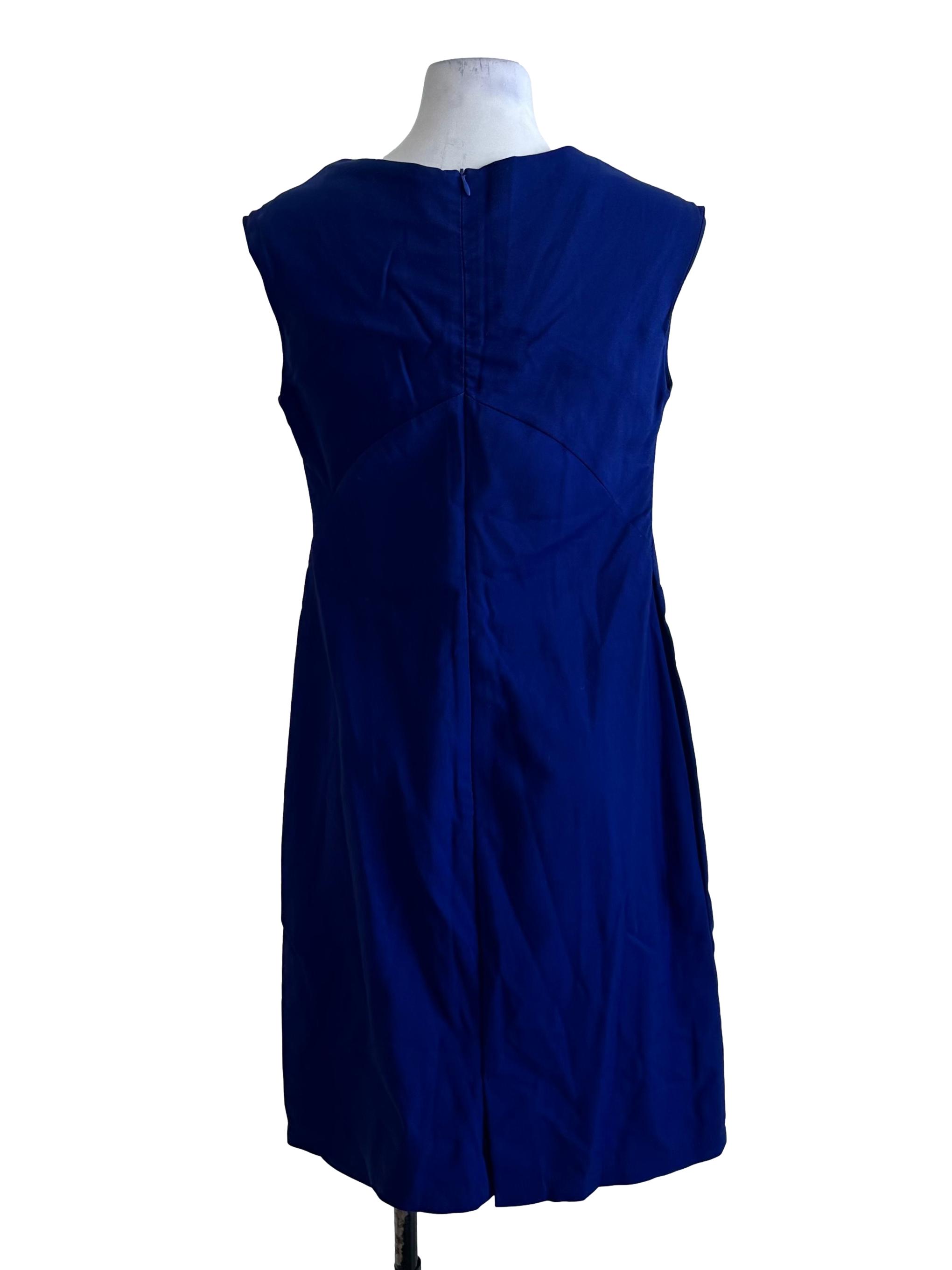 Berry Blue Casual Shift Dress