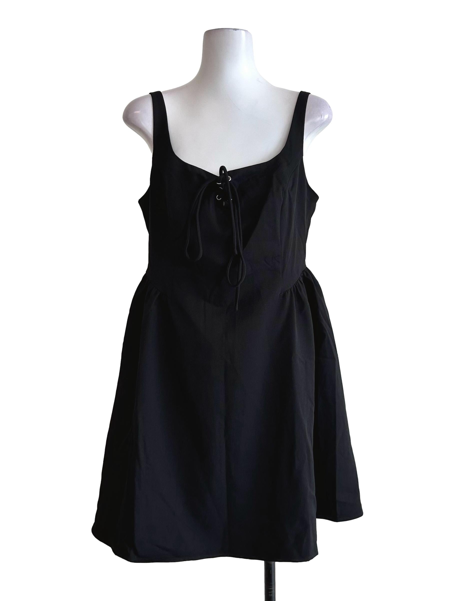 Black Non Padded Sleeveless Romper