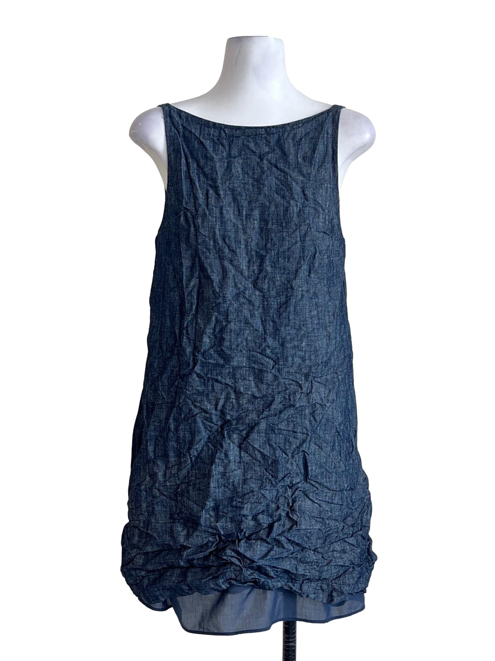 Aegean Blue Sabrina Sleeveless Slip Dress
