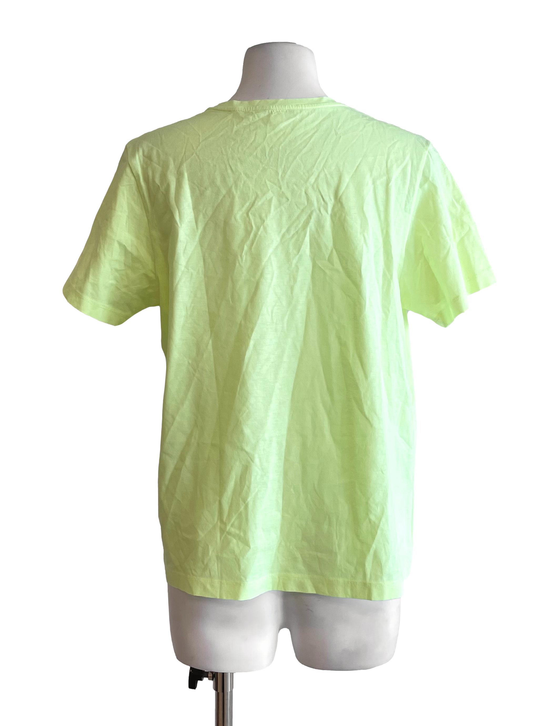 Neon Yellow Plain Tee