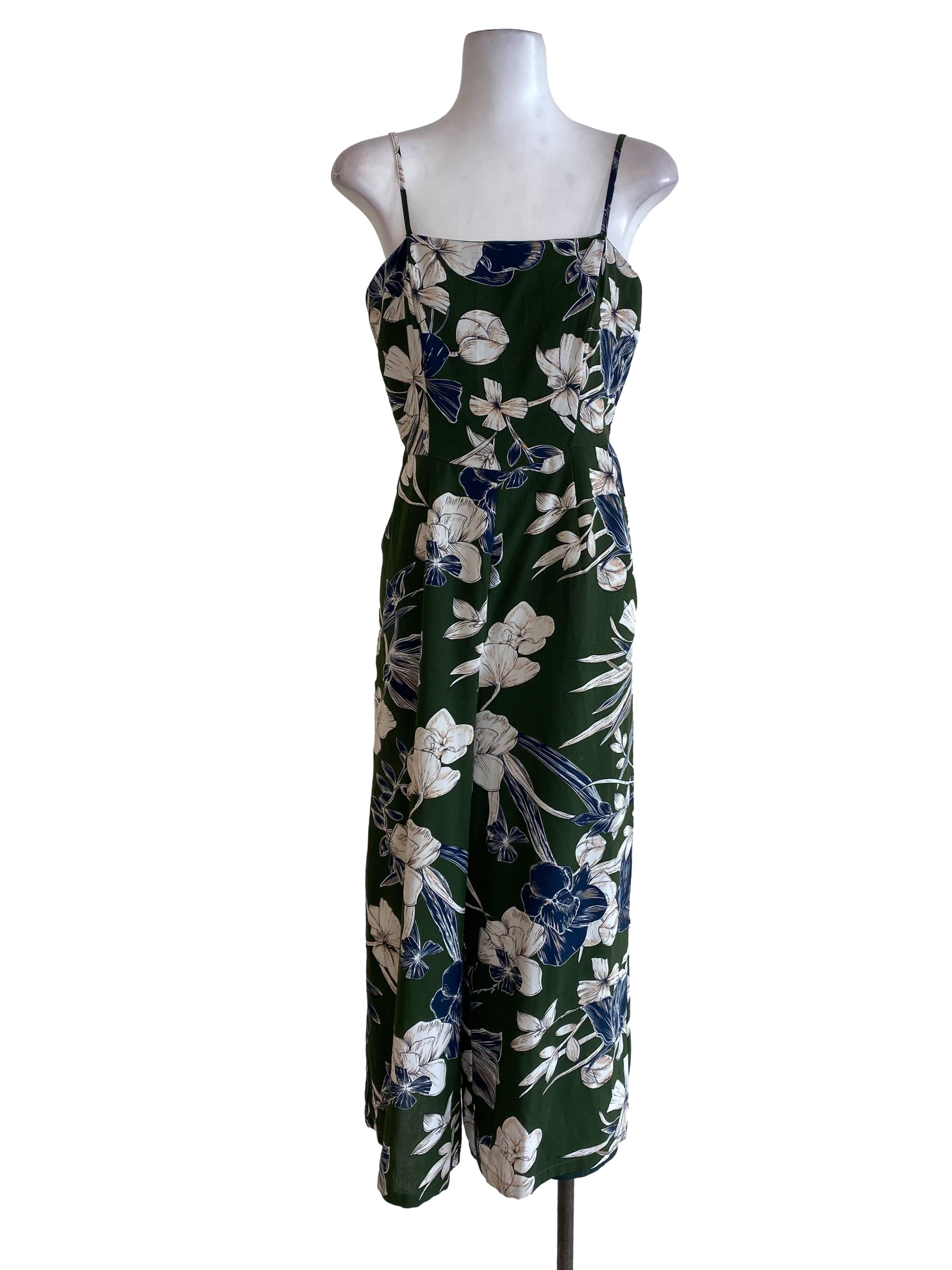 Green Floral Jumpsuits TSW