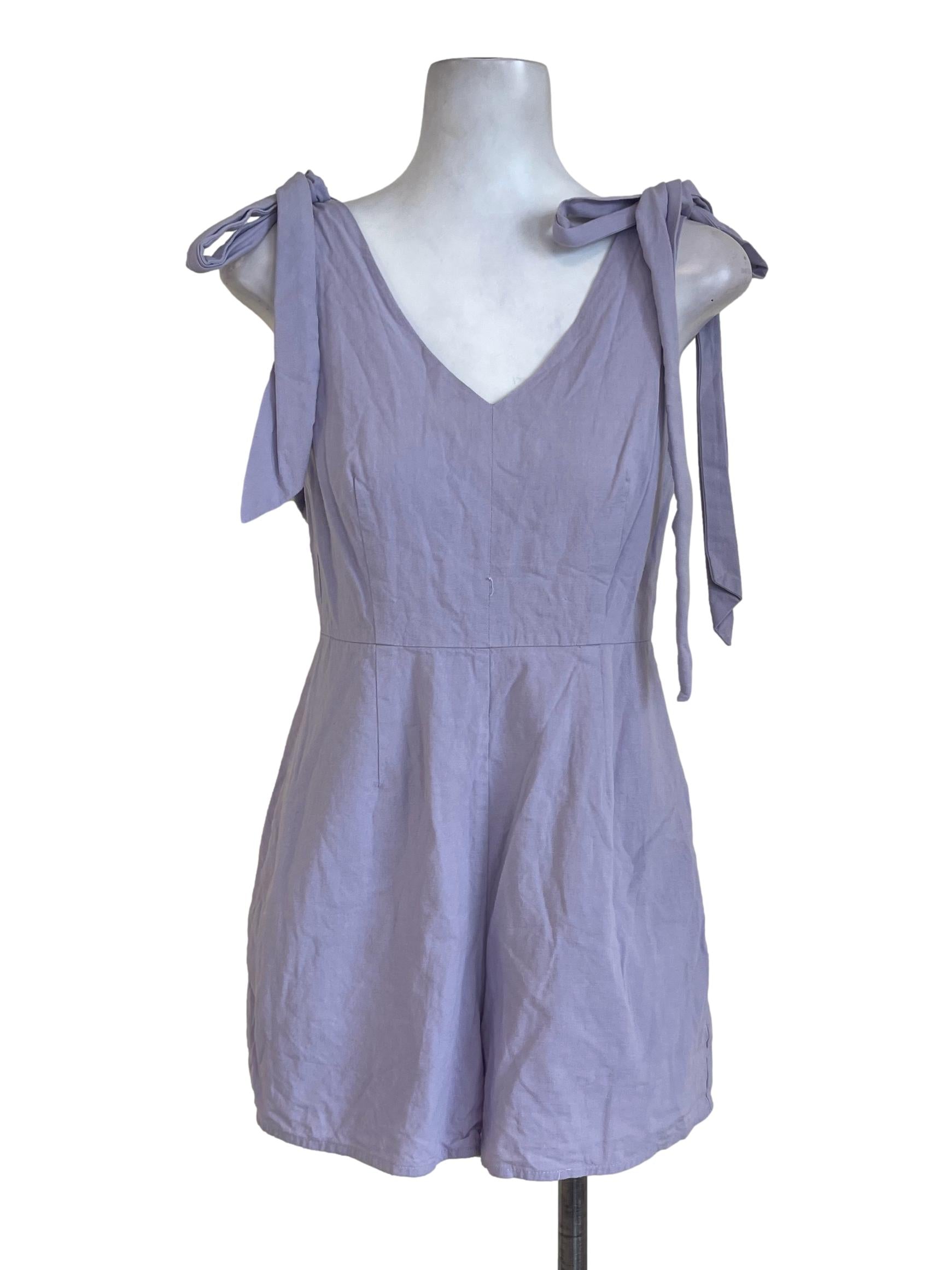 Lilac Plain Playsuit LB