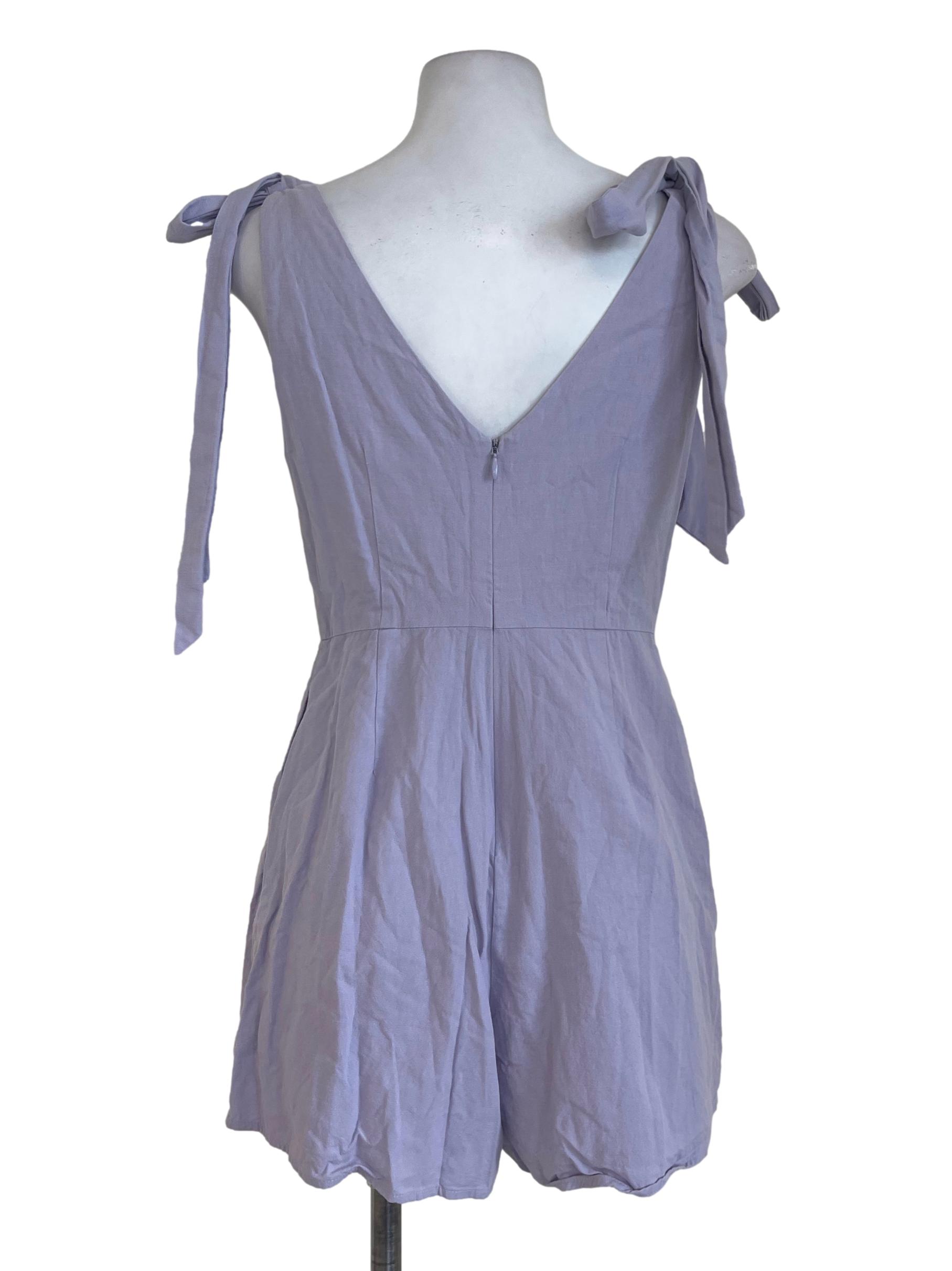 Lilac Plain Playsuit LB