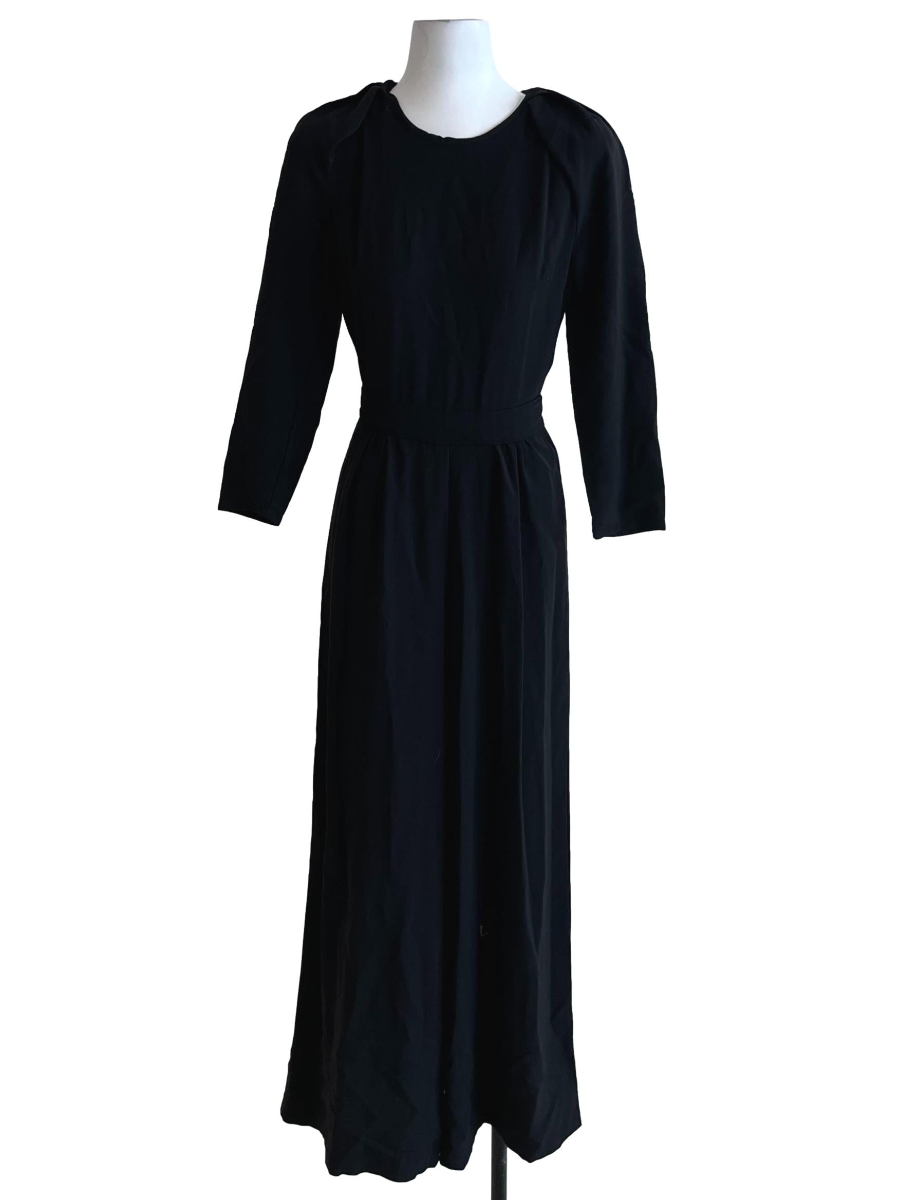 Black Jewel Neckline Jumpsuit
