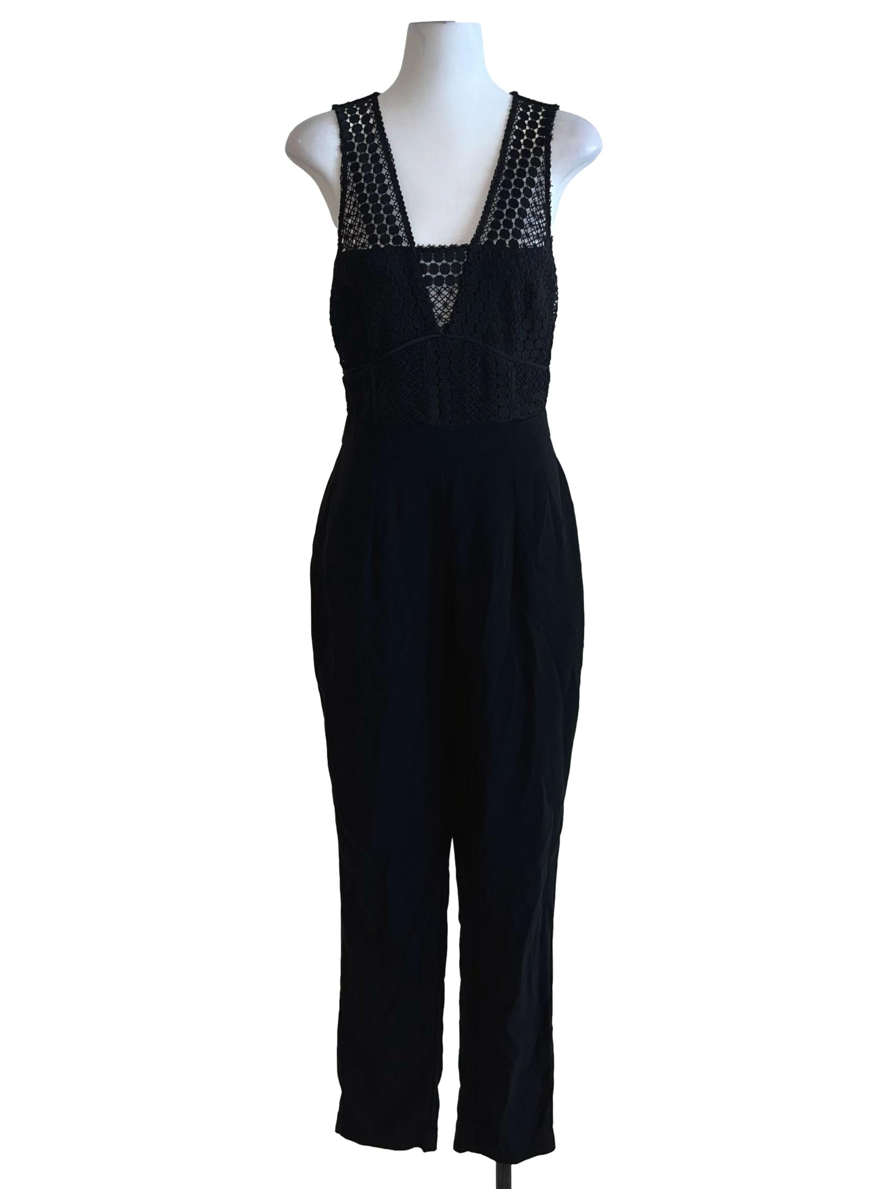 Black Lace Jumpsuit