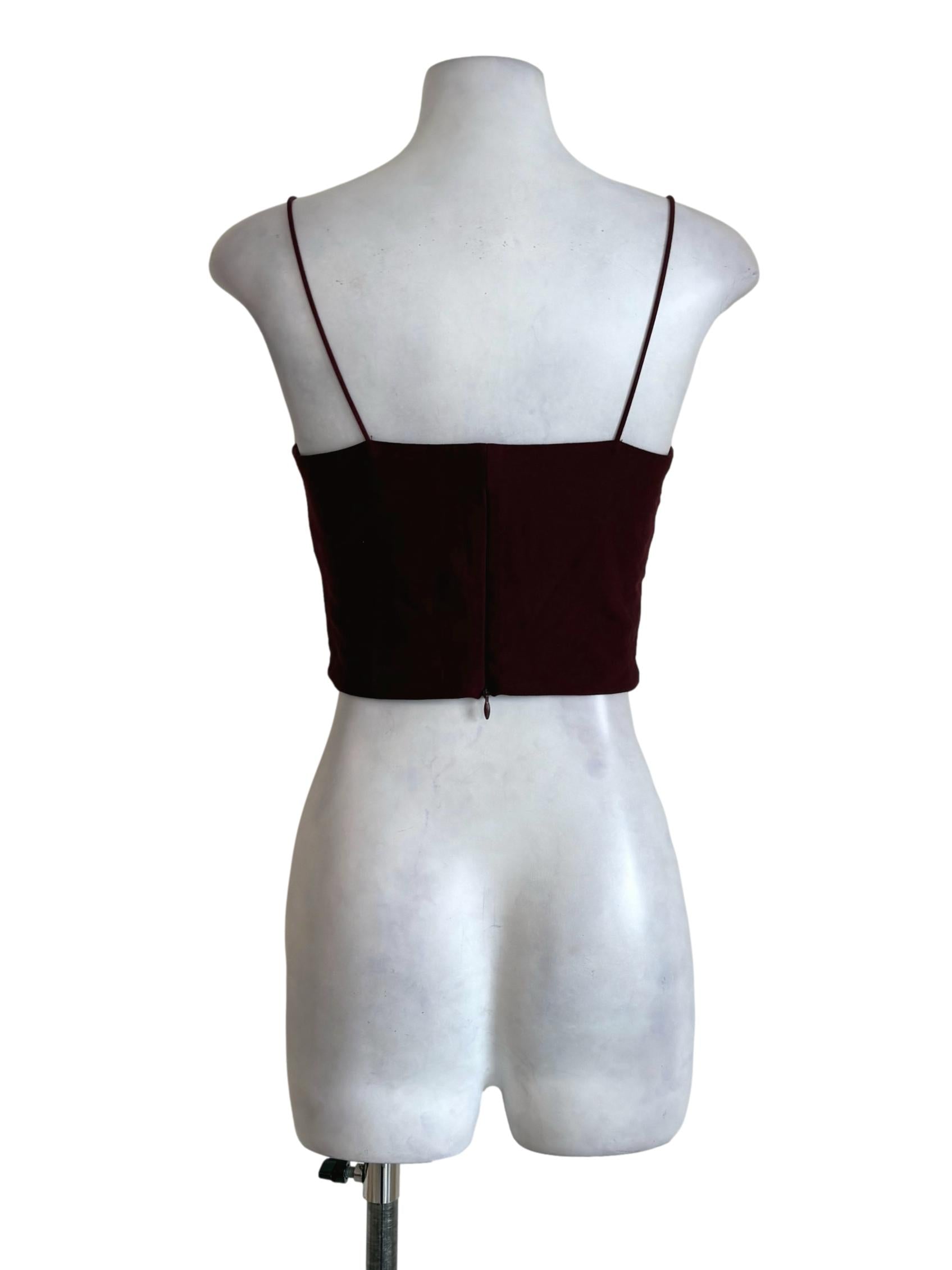 Sangria Red Spaghetti Strap Top