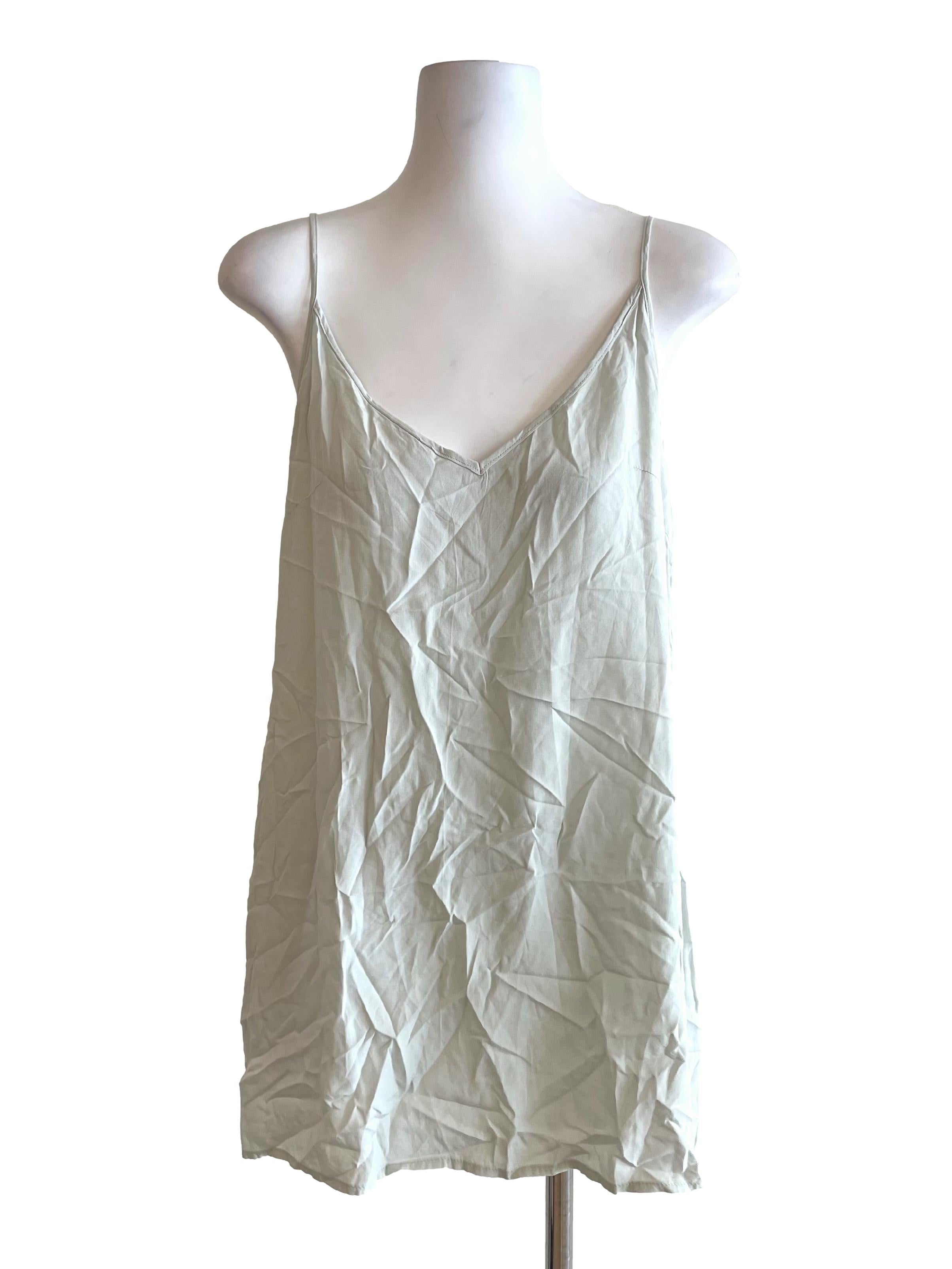 Pale Green V Neck Camisole OSN