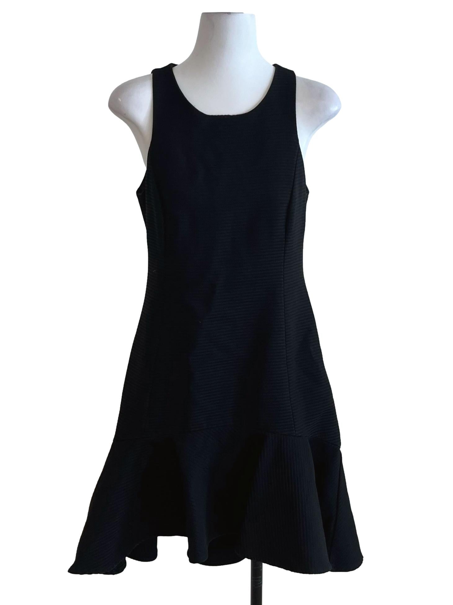 Black Jewel Neckline Sheath Dress