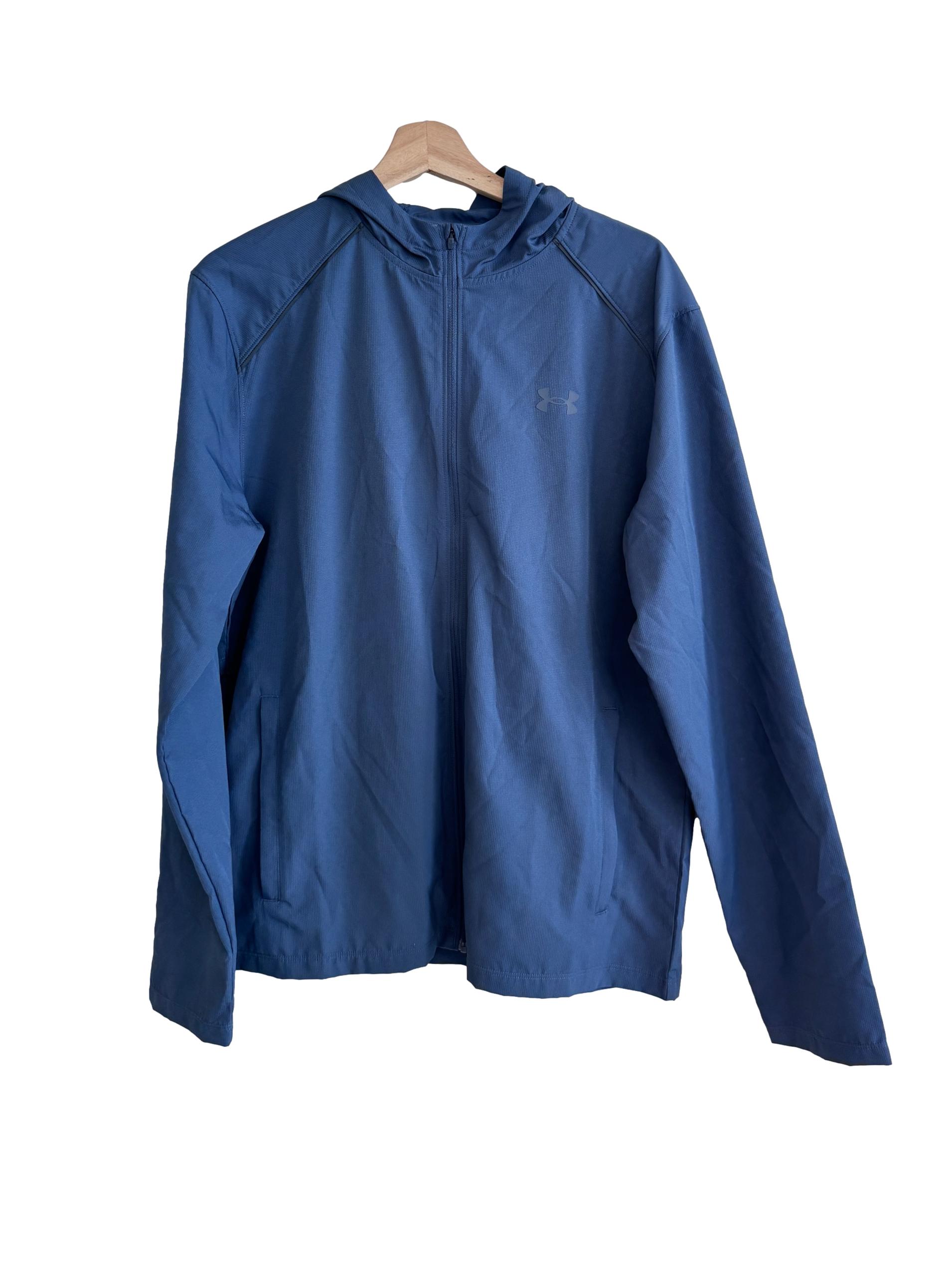 Peacock Blue Zip Up Jacket