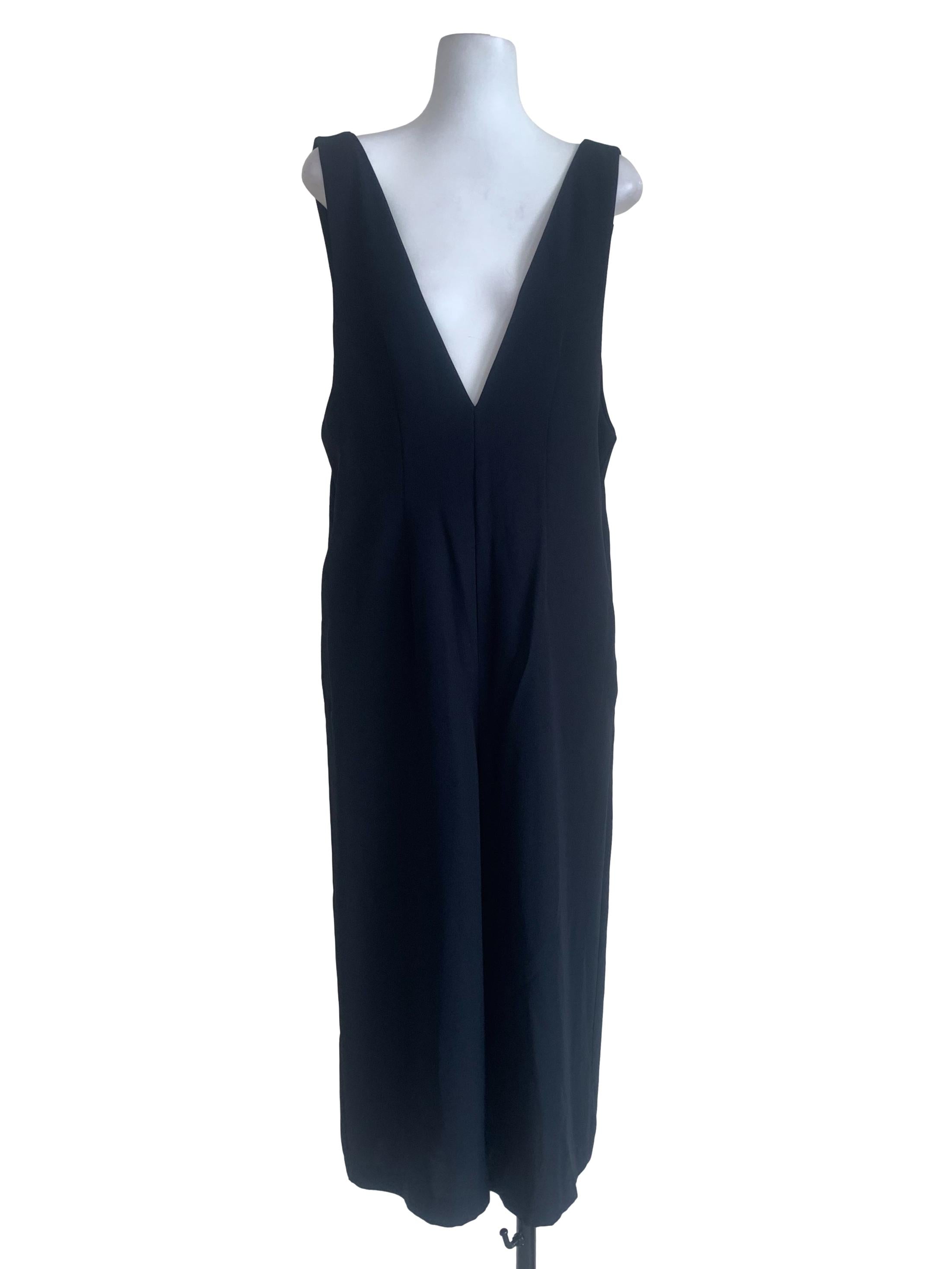 Berry Blue V Neck Jumpsuit