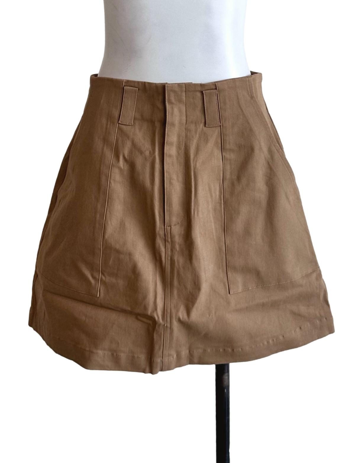 Tawny Brown Mini Skirt LB