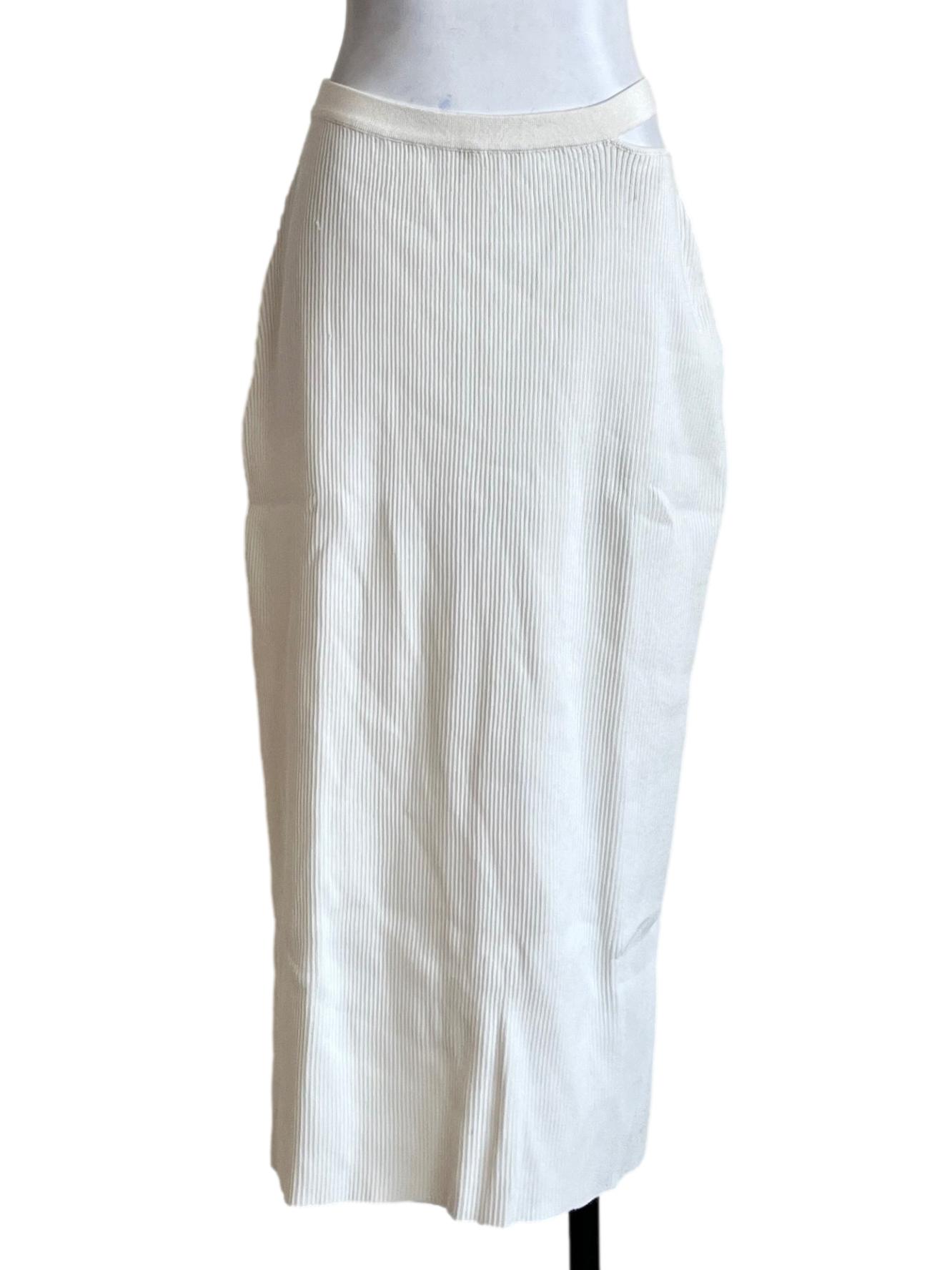Daisy White A-Line Skirt