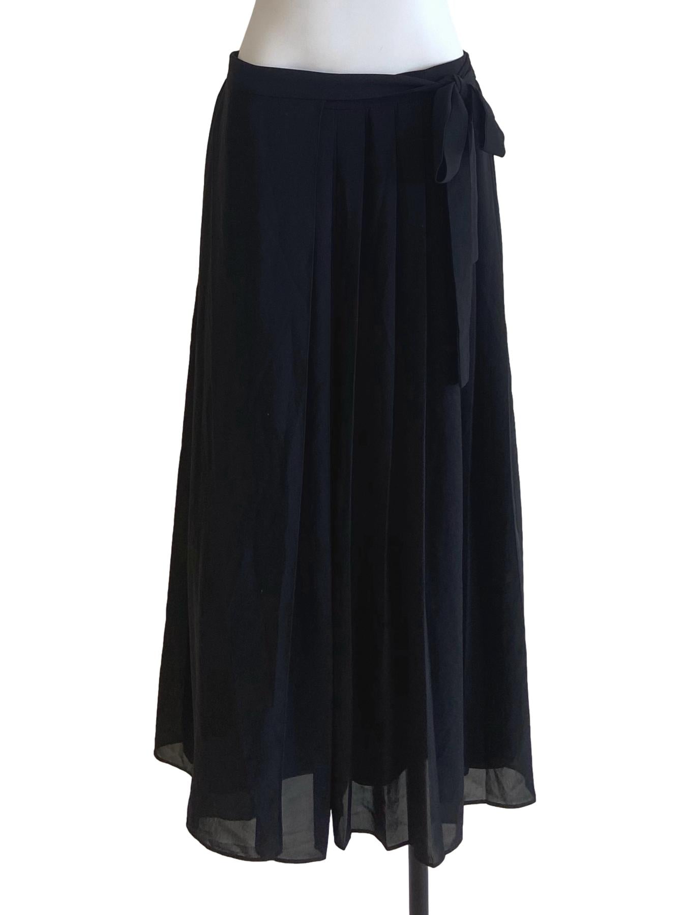 Black Pleated Palazzo Pants LB