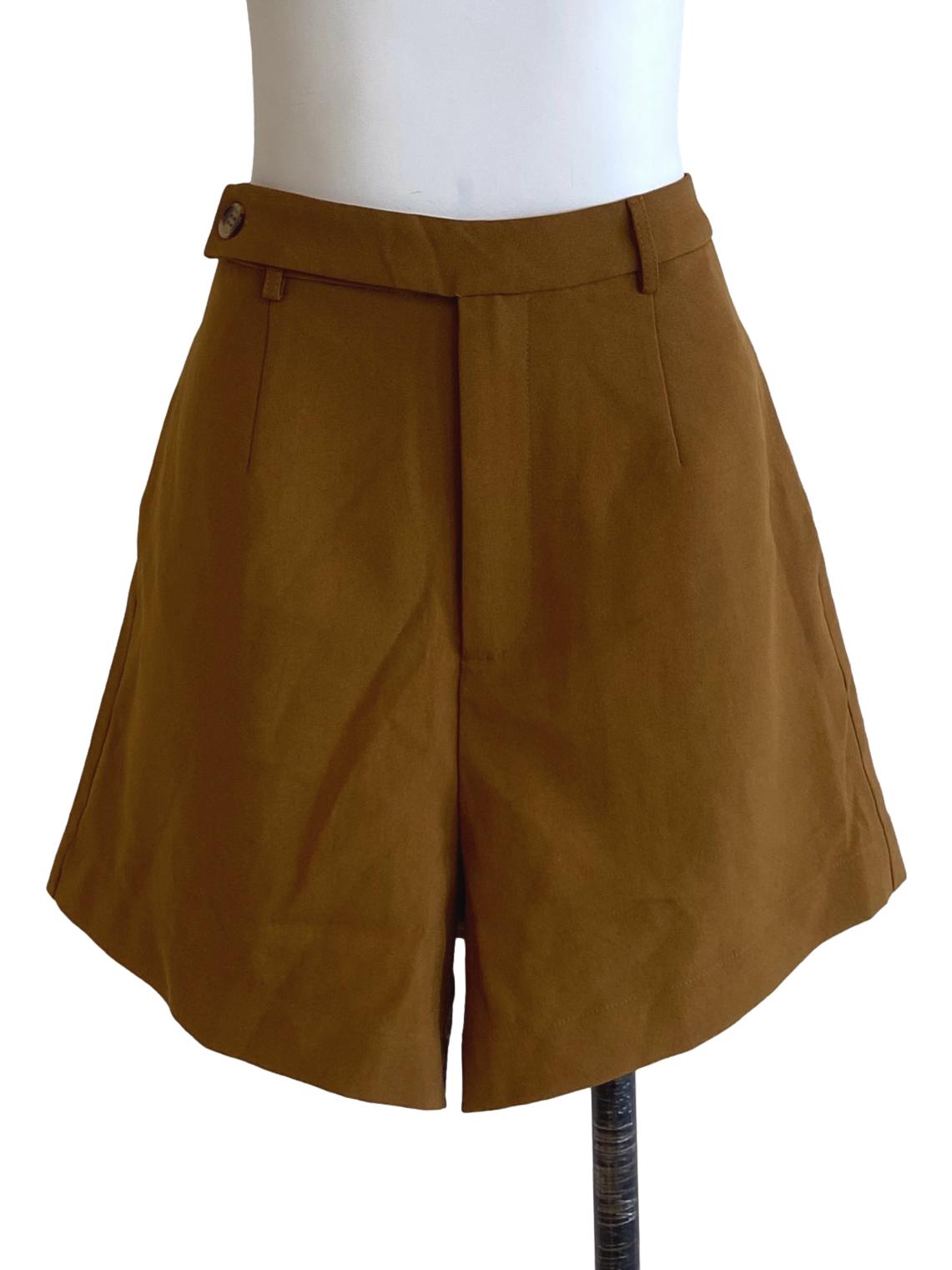 Medallion Yellow Twill Shorts LB
