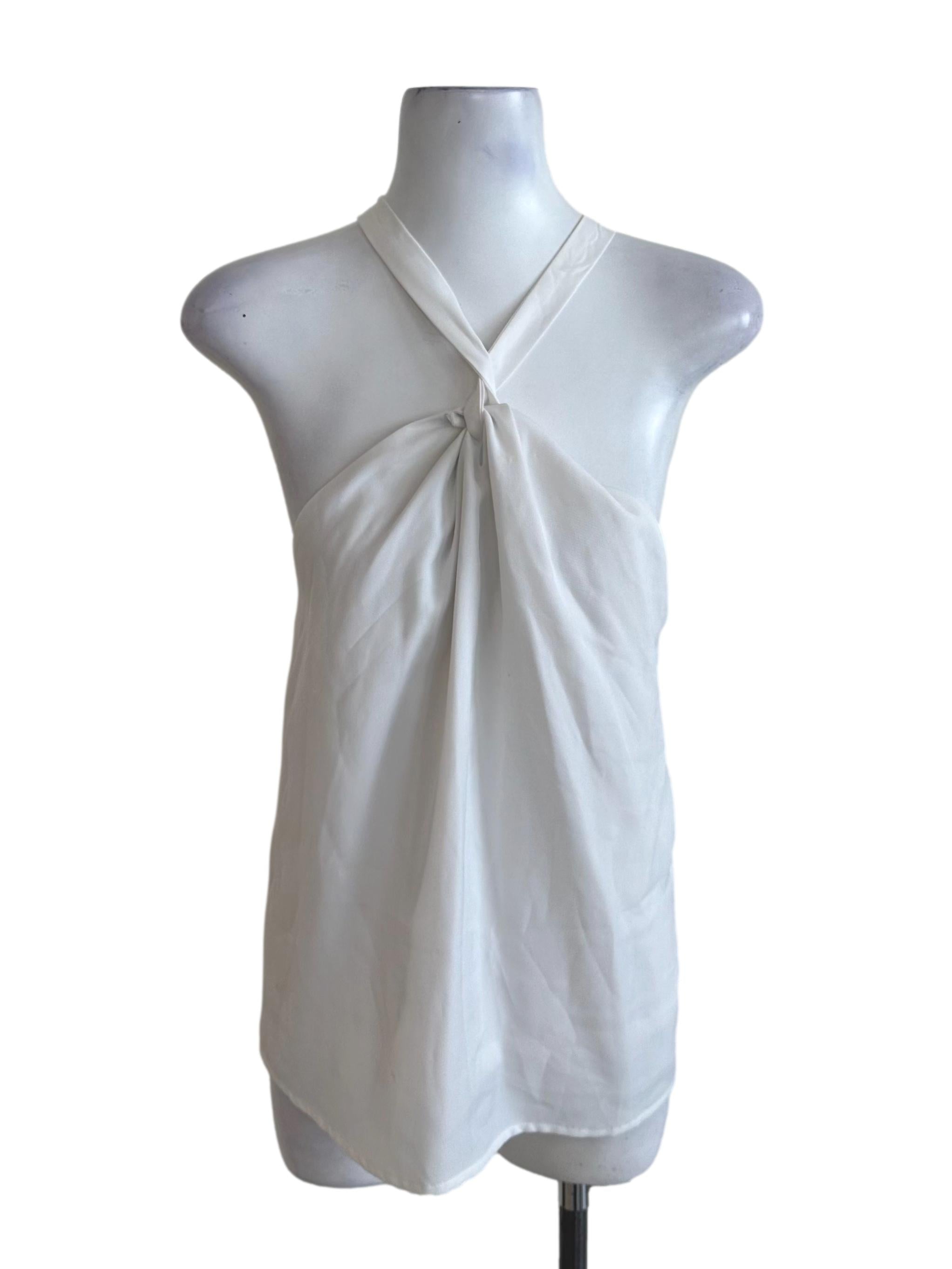 Salt White Halter Casual Top TWL