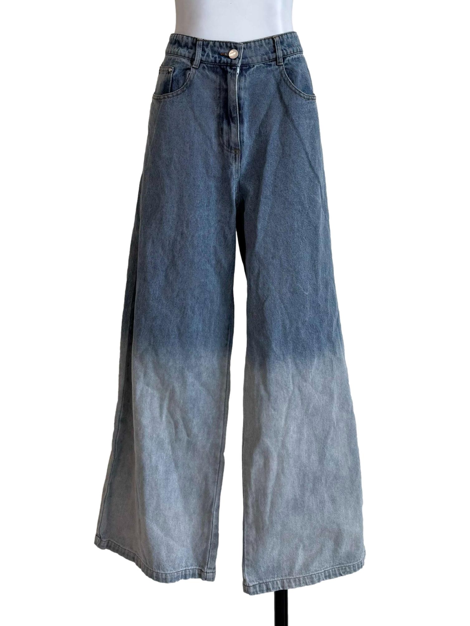 Ombre Denim Boyfriend Jeans
