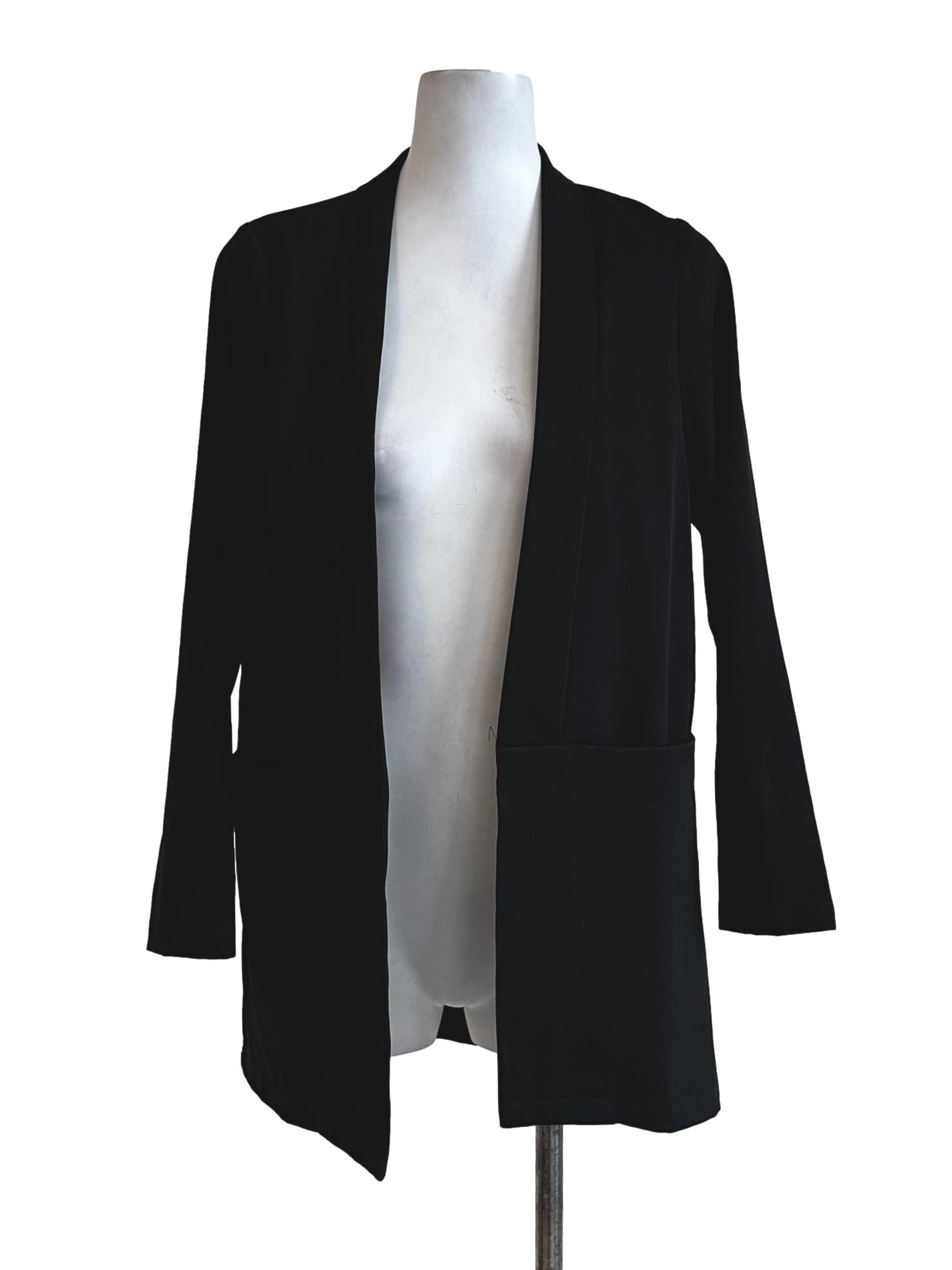 Black Plain Blazer