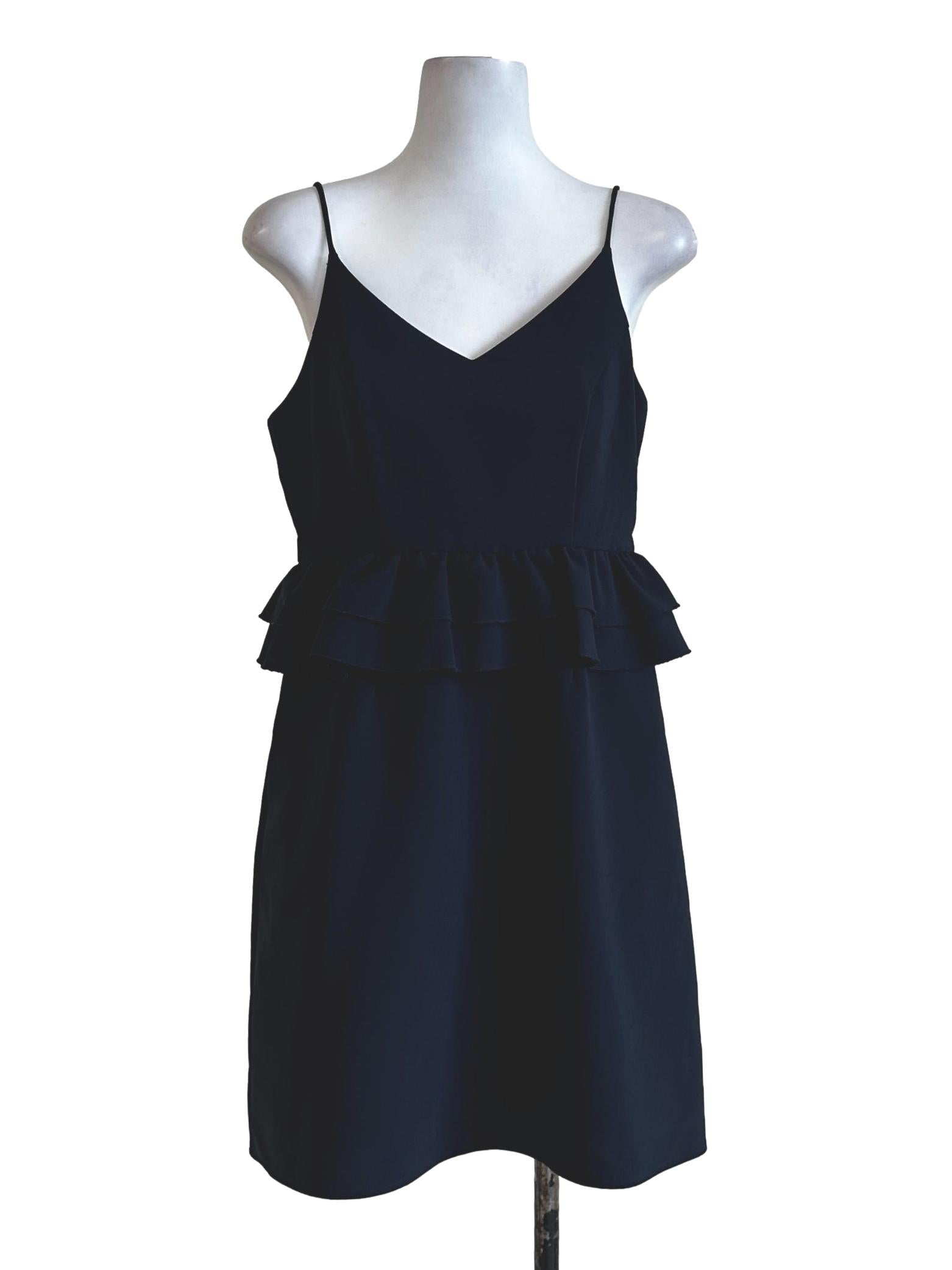 Navy Blue Plain Dress