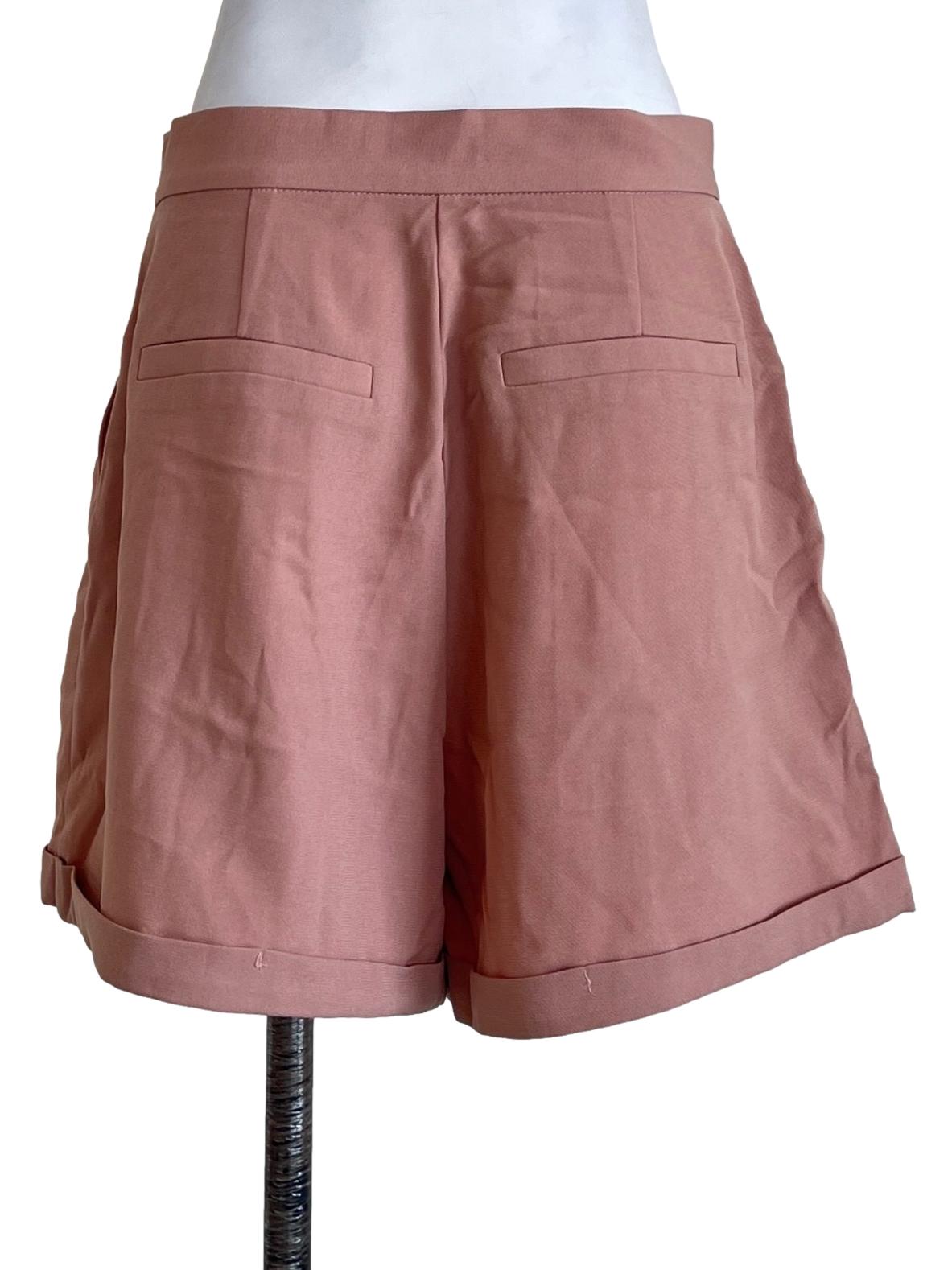 Blush Red Boyfriend Shorts
