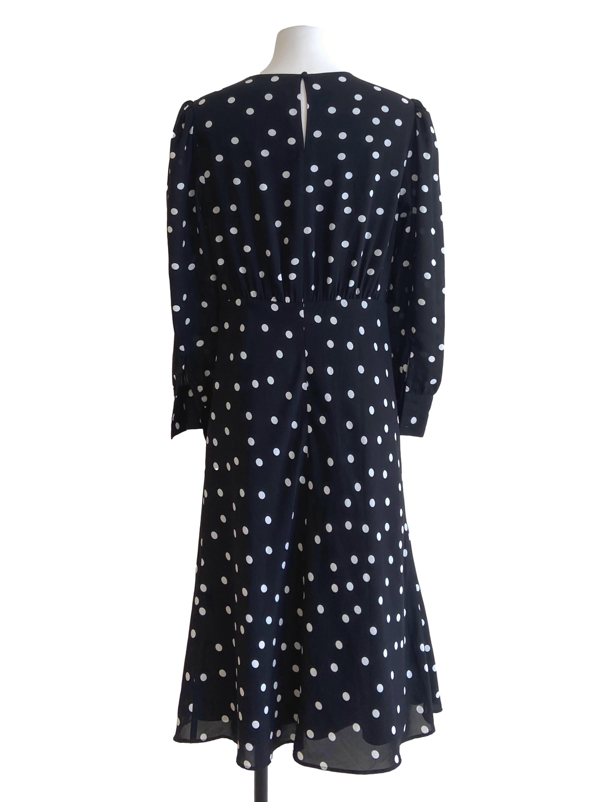 Black & White Polka Dot Dress LB
