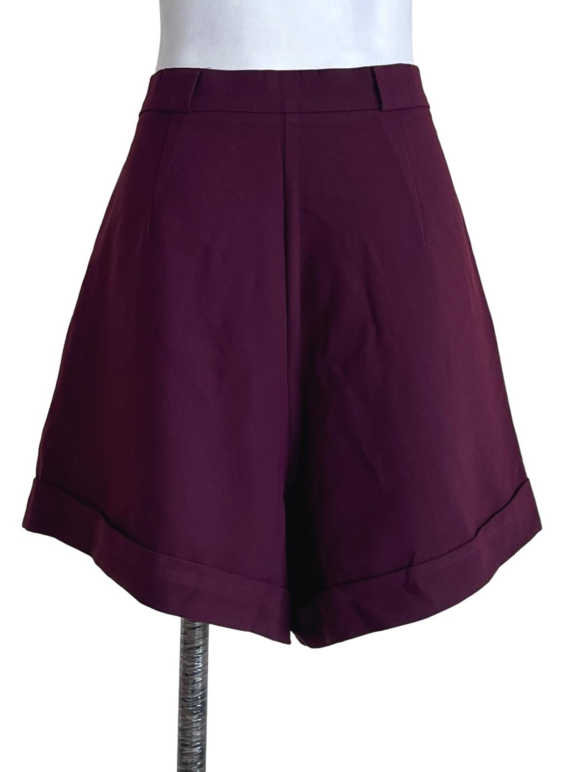 Plum Purple Boyfriend Shorts