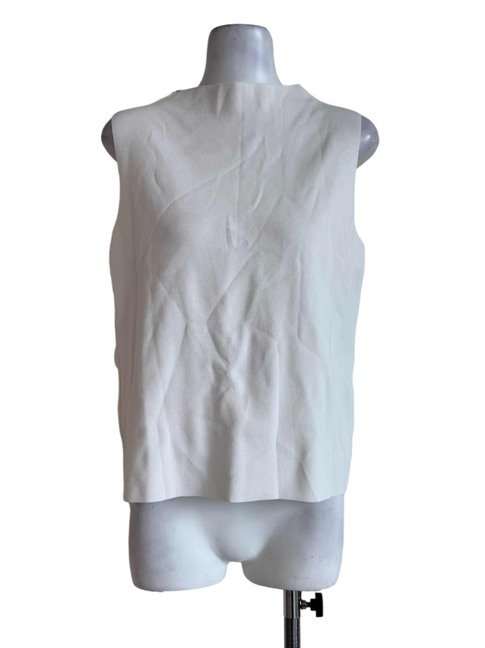 White Flag Sleeveless Top