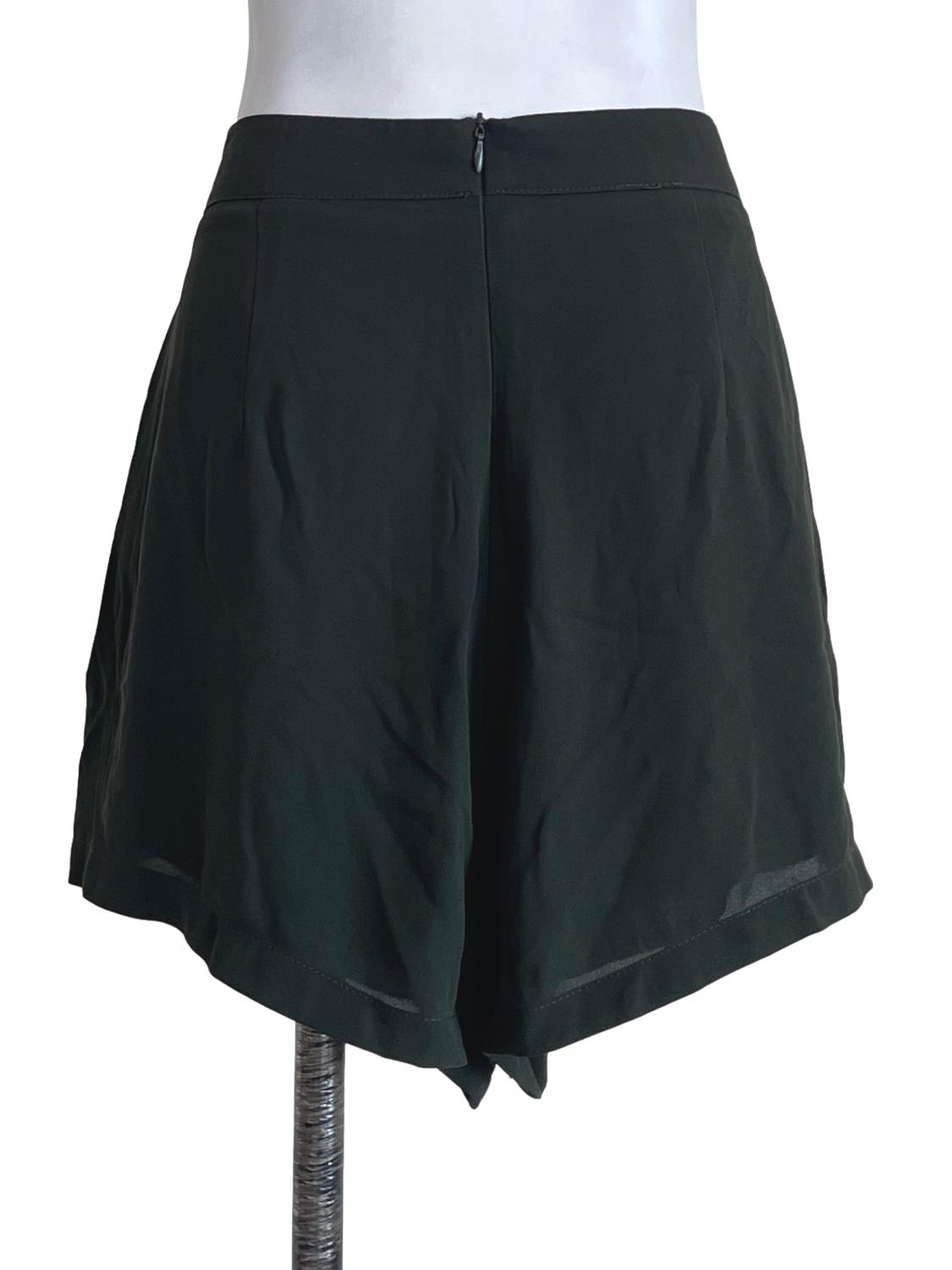 Juniper Green Flared Shorts