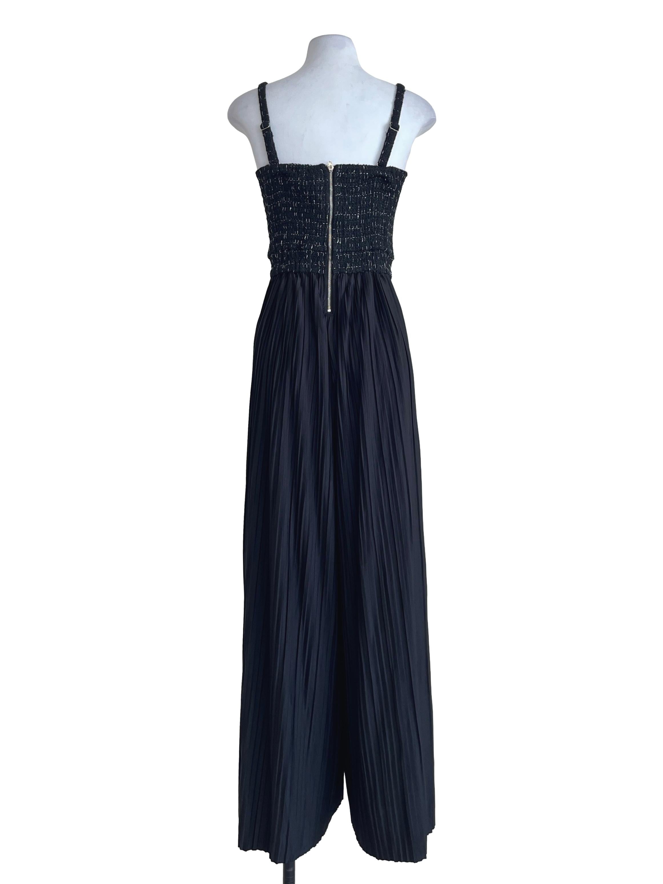 Ink Black Sweetheart Sleeveless Jumpsuit