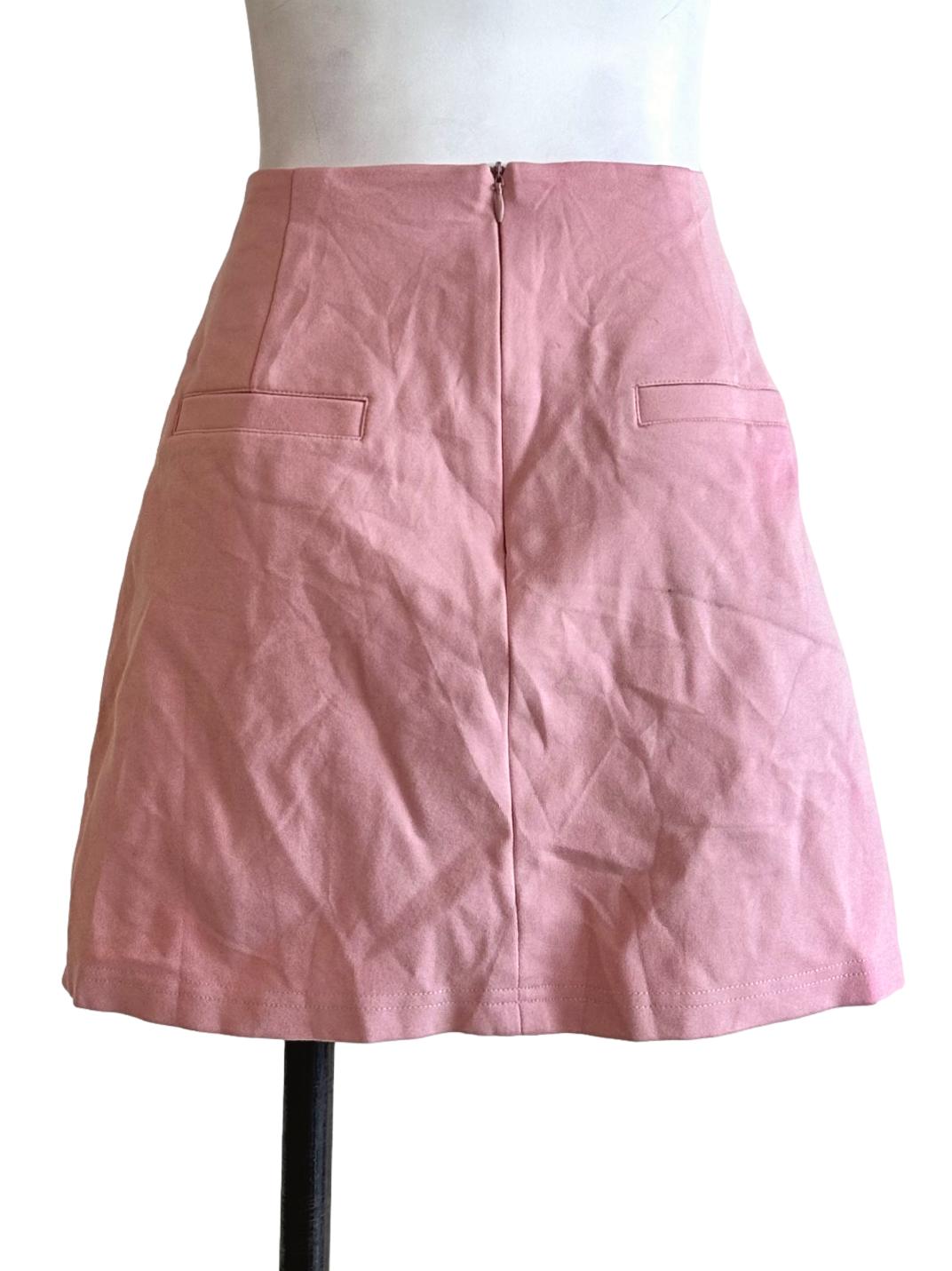 Watermelon Pink Plain Skort