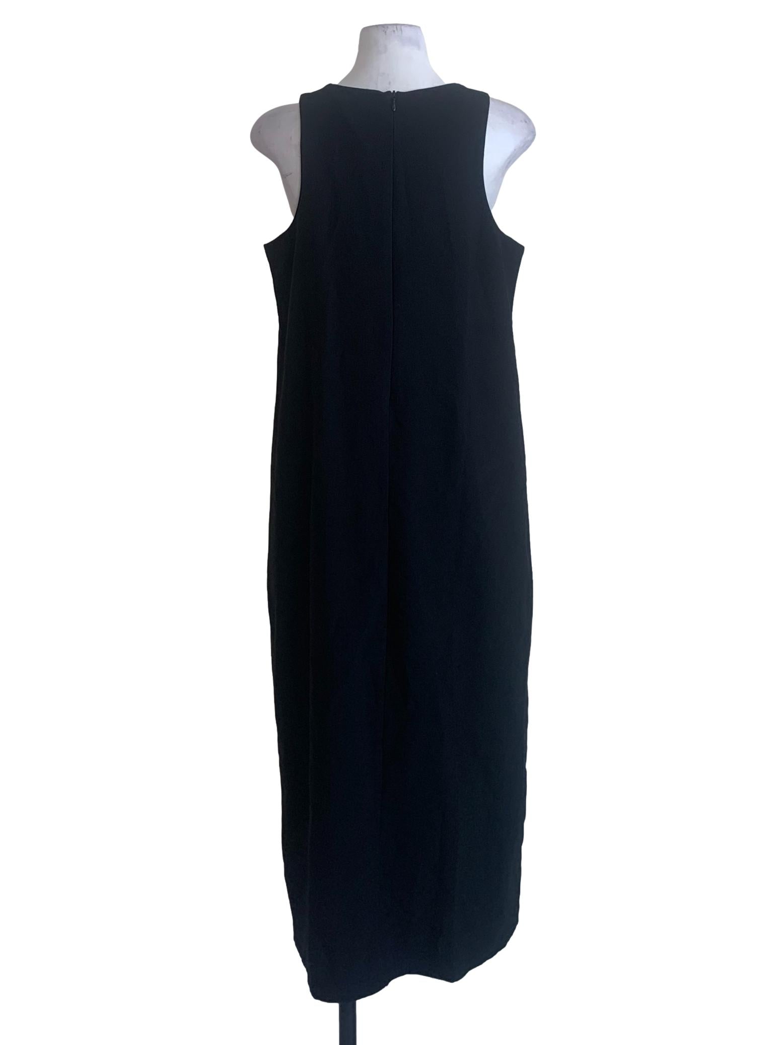 Black Round Neck Dress