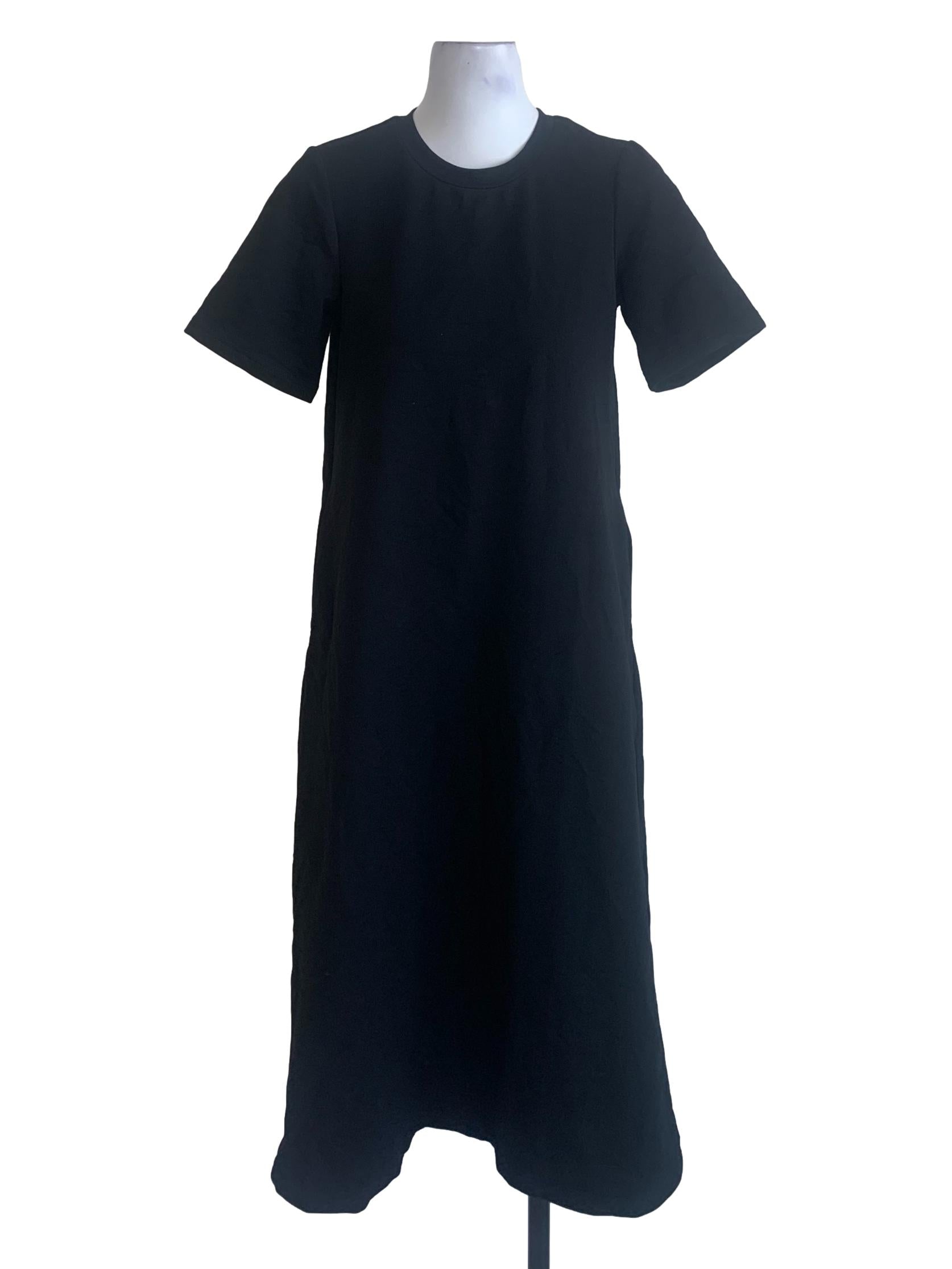Black Round Neck  Dress