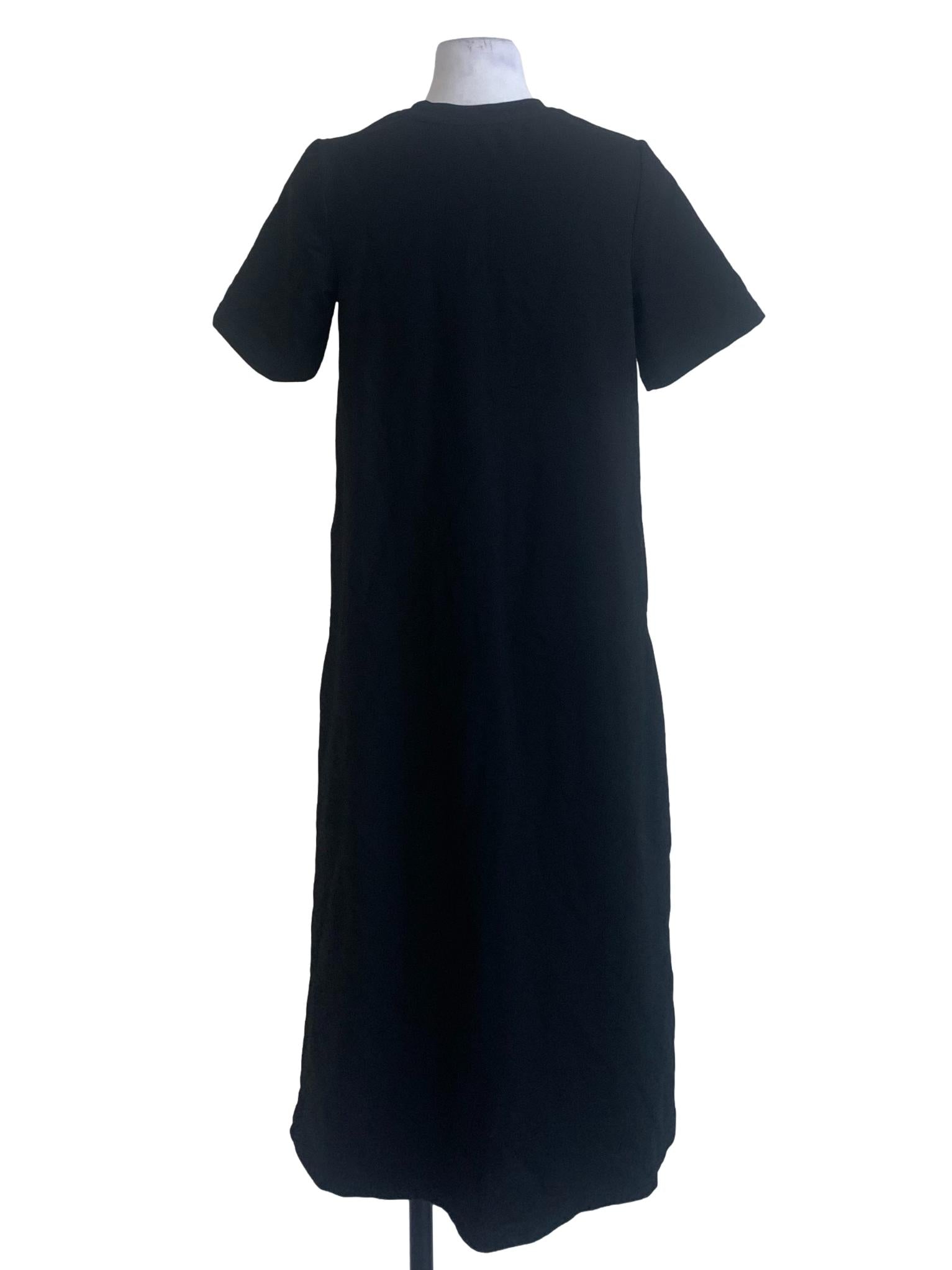 Black Round Neck  Dress