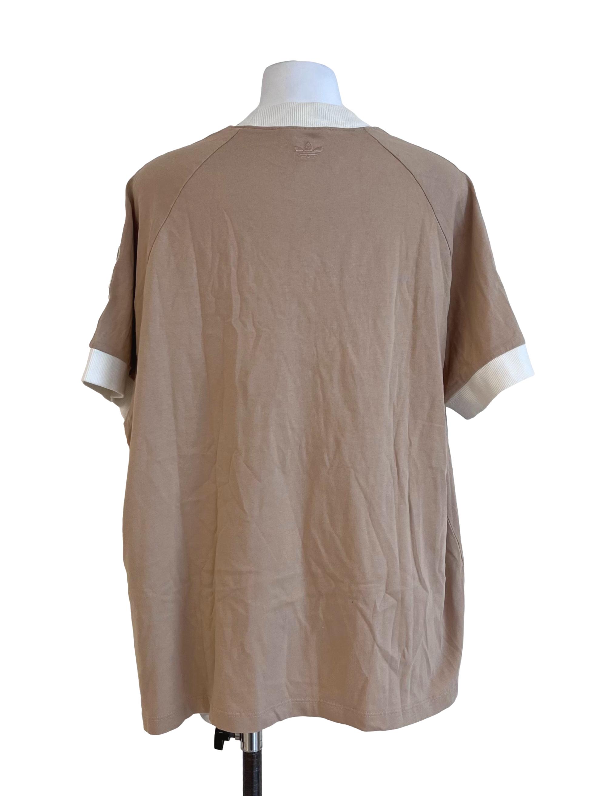Latte Brown Graphic Basic Tee